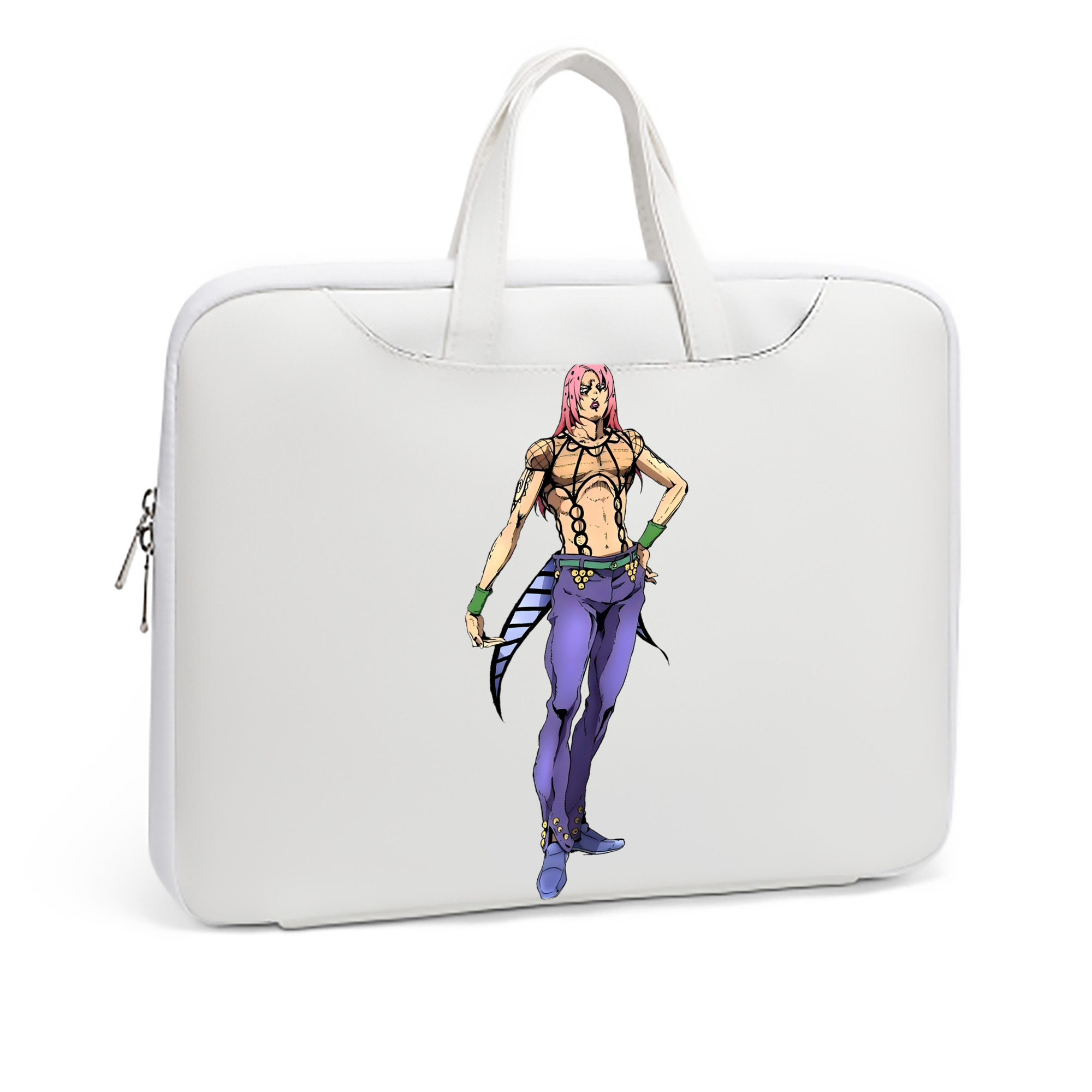 （画像用） ジョジョの奇妙な冒険 ビネガー?ドッピオ JoJo's Bizarre Adventure Vinegar Doppio レザーラップトップバッグ　ノートパソコンケース
