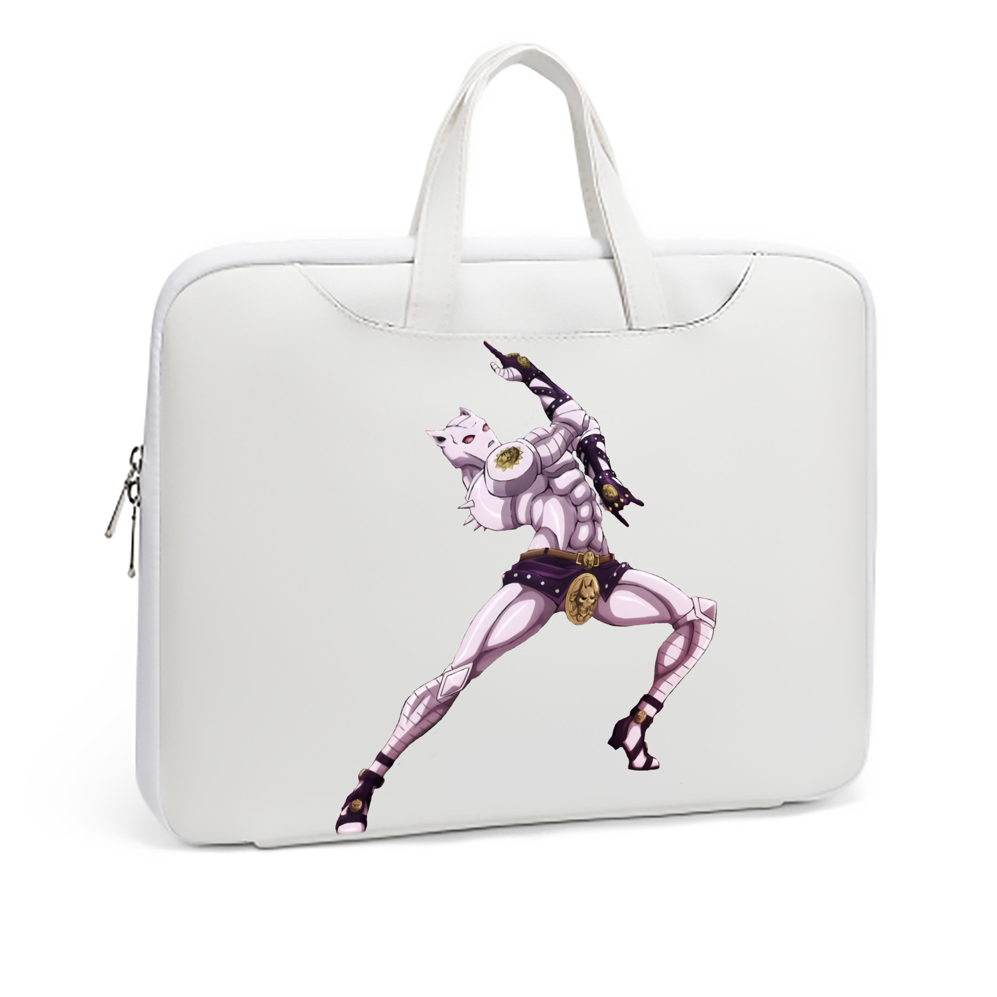 （画像用） ジョジョの奇妙な冒険 きら よしかげ JoJo's Bizarre Adventure Kira Yoshikage レザーラップトップバッグ　ノートパソコンケース