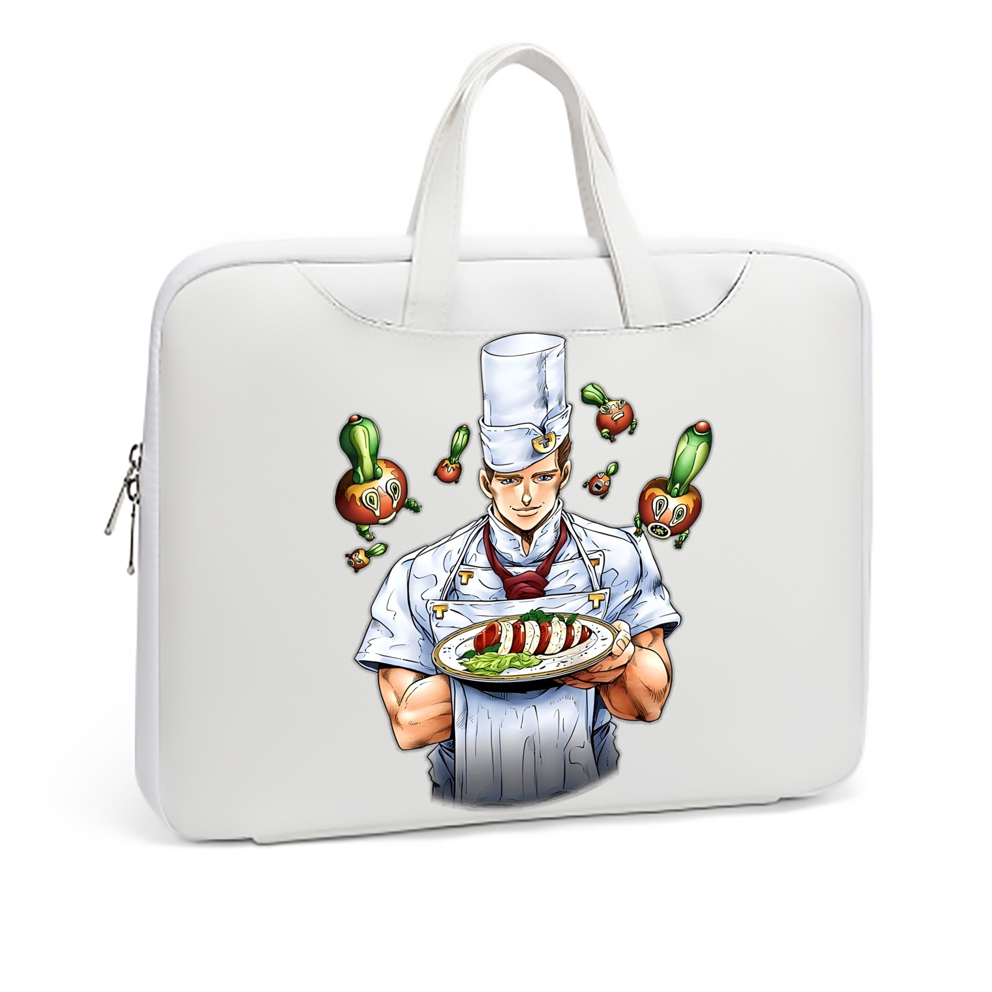 （画像用） ジョジョの奇妙な冒険 Tonio Trussardi JoJo's Bizarre Adventure トニオ?トラッサルディ レザーラップトップバッグ　ノートパソコンケース