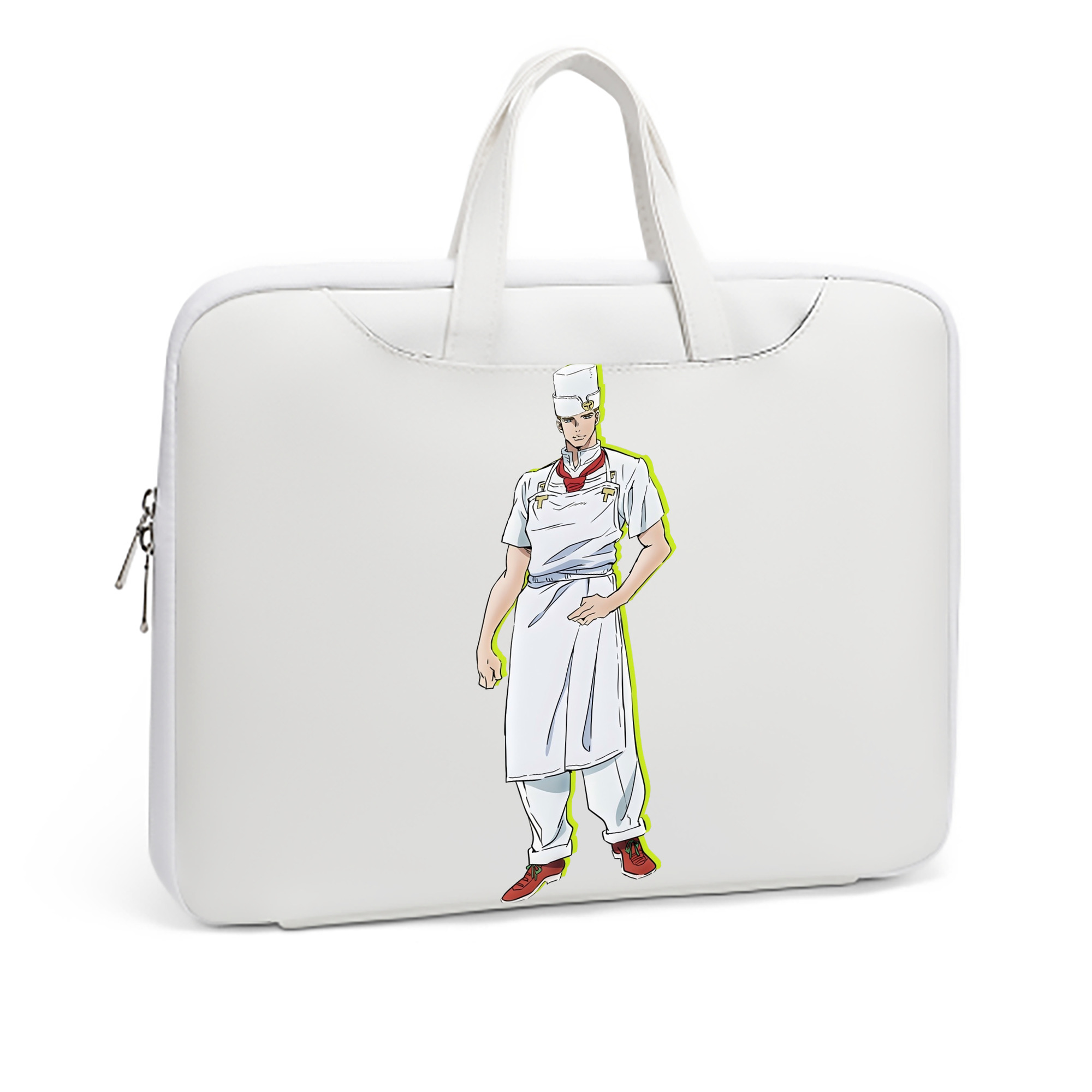 （画像用） ジョジョの奇妙な冒険 Tonio Trussardi JoJo's Bizarre Adventure トニオ?トラッサルディ レザーラップトップバッグ　ノートパソコンケース