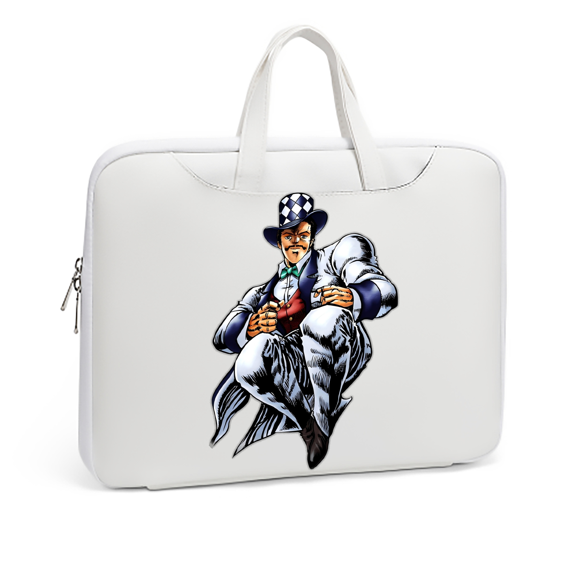（画像用） ジョジョの奇妙な冒険 ウィル?アントニオ?ツェペリ JoJo's Bizarre Adventure Will Anthonio Zeppeli レザーラップトップバッグ　ノートパソコンケース