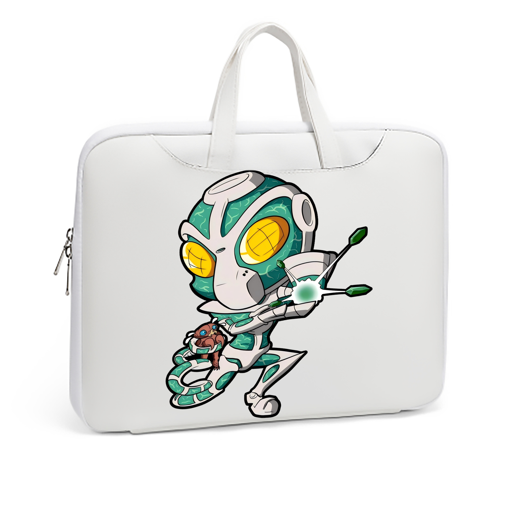 （画像用） ジョジョの奇妙な冒険 花京院 典明（かきょういん のりあき） JoJo's Bizarre Adventure Kakyoin Noriaki レザーラップトップバッグ　ノートパソコンケース