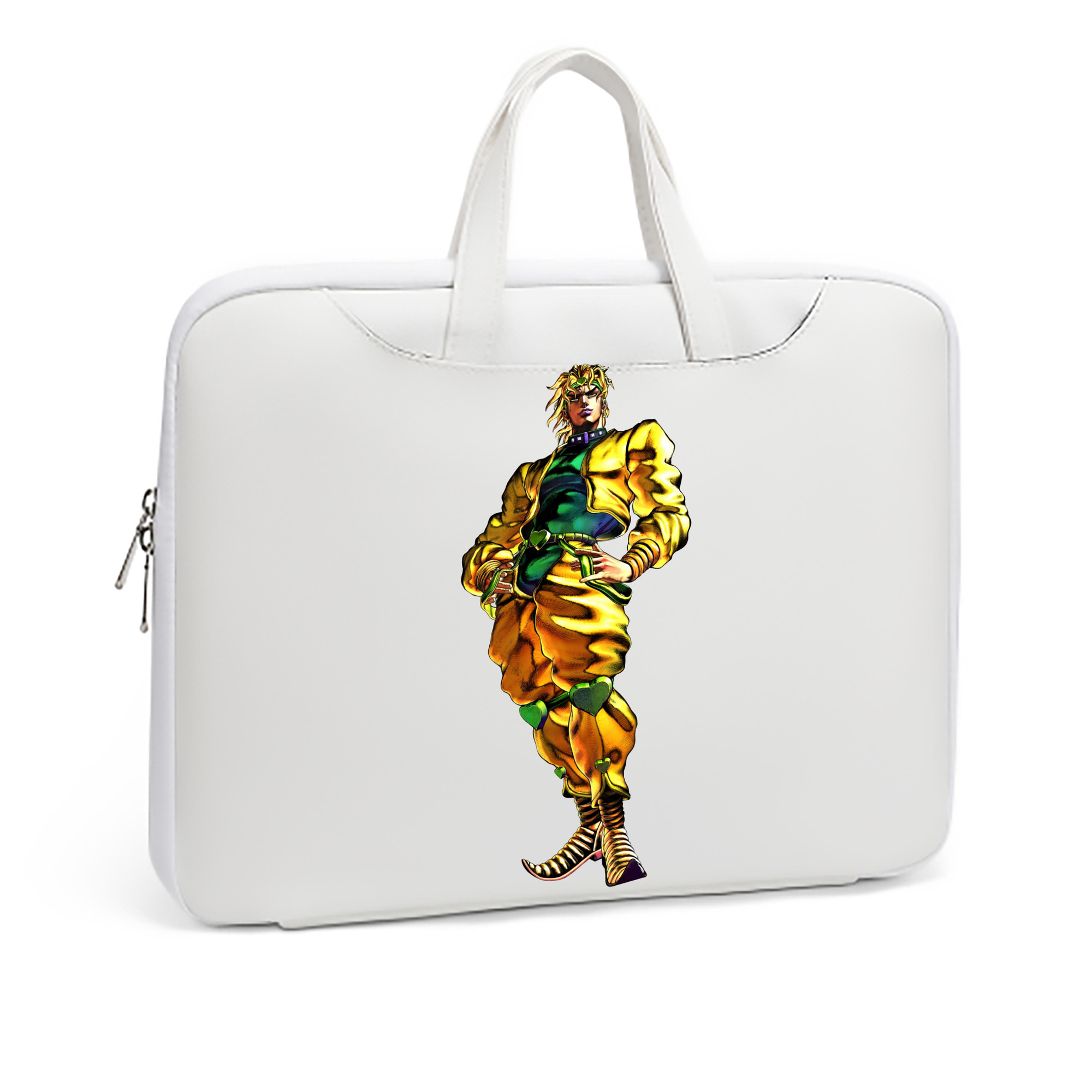 （画像用） ジョジョの奇妙な冒険 ディオ?ブランドー JoJo's Bizarre Adventure Dio Brando レザーラップトップバッグ　ノートパソコンケース