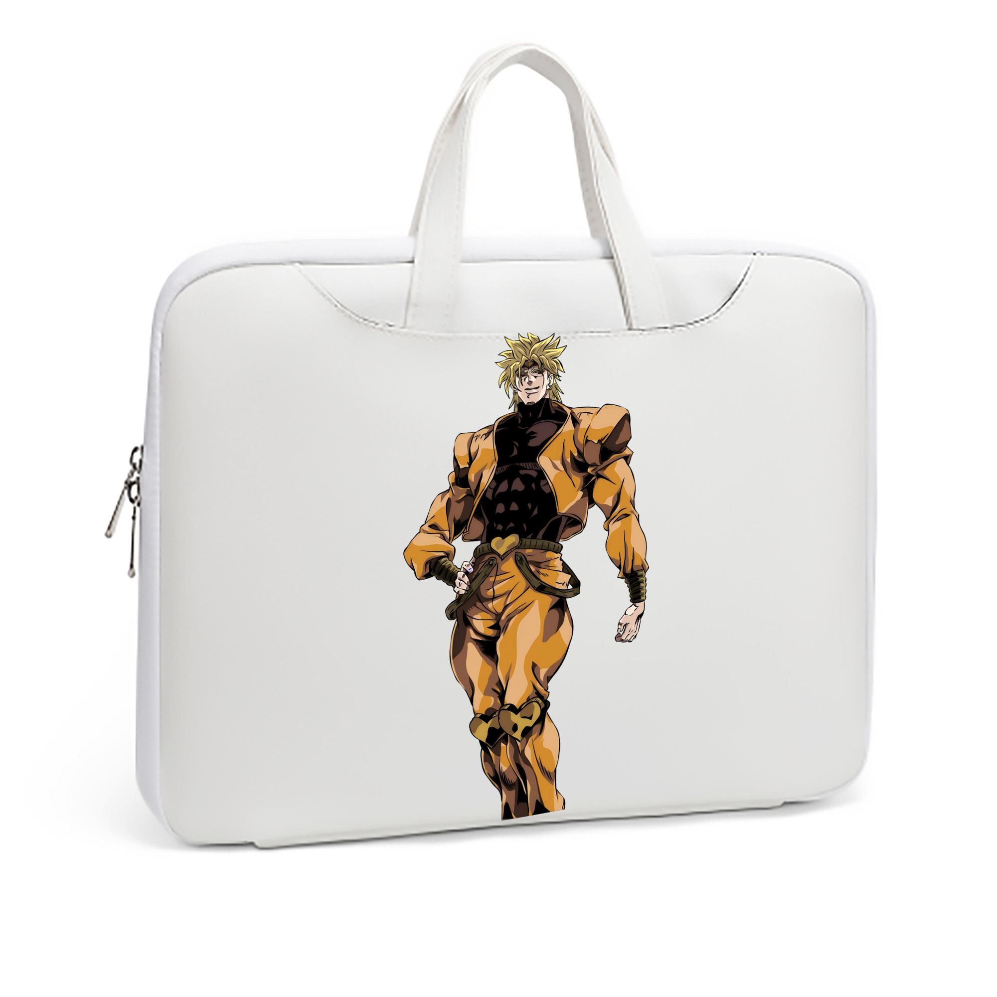 （画像用） ジョジョの奇妙な冒険 ディオ?ブランドー JoJo's Bizarre Adventure Dio Brando レザーラップトップバッグ　ノートパソコンケース