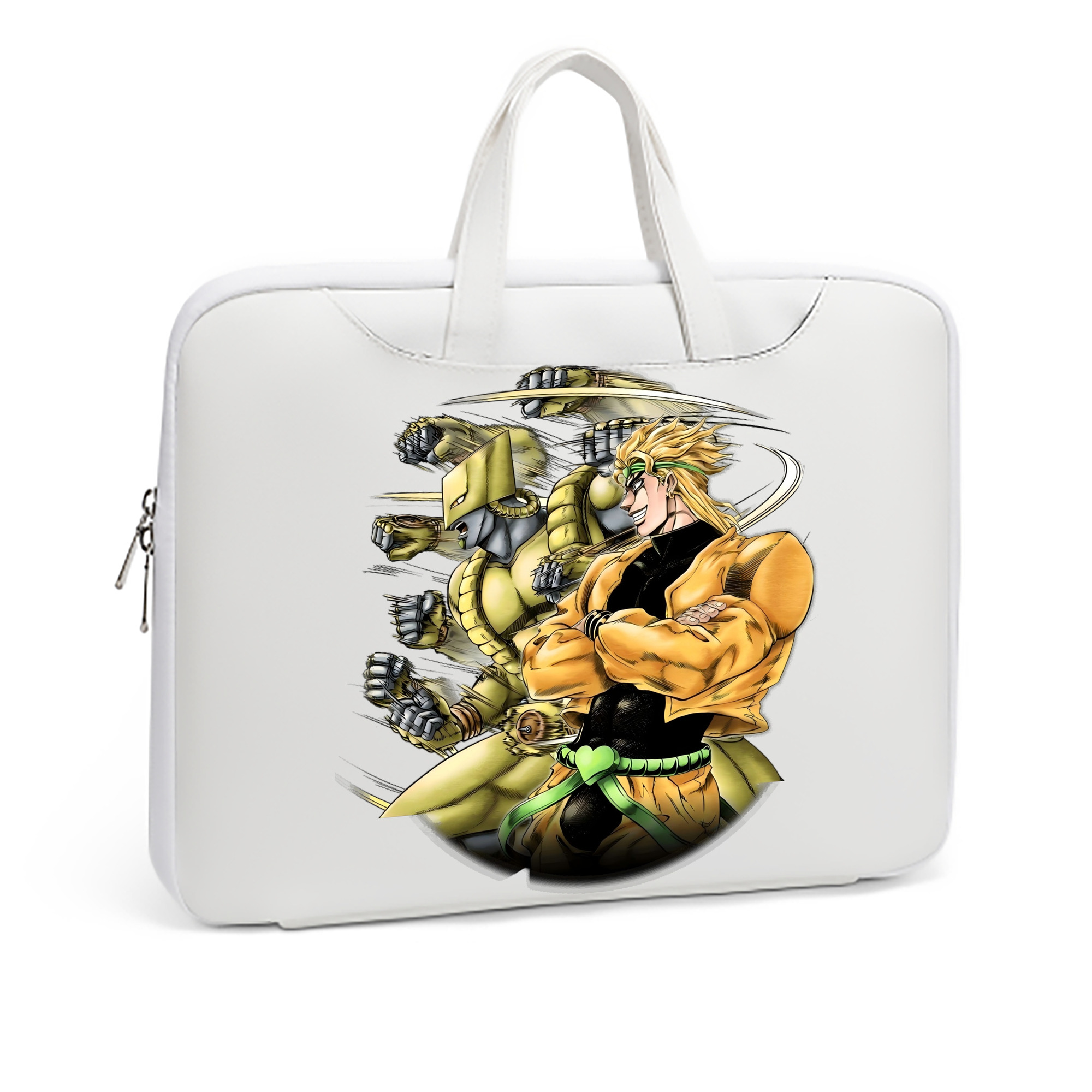 （画像用） ジョジョの奇妙な冒険 ディオ?ブランドー JoJo's Bizarre Adventure Dio Brando レザーラップトップバッグ　ノートパソコンケース