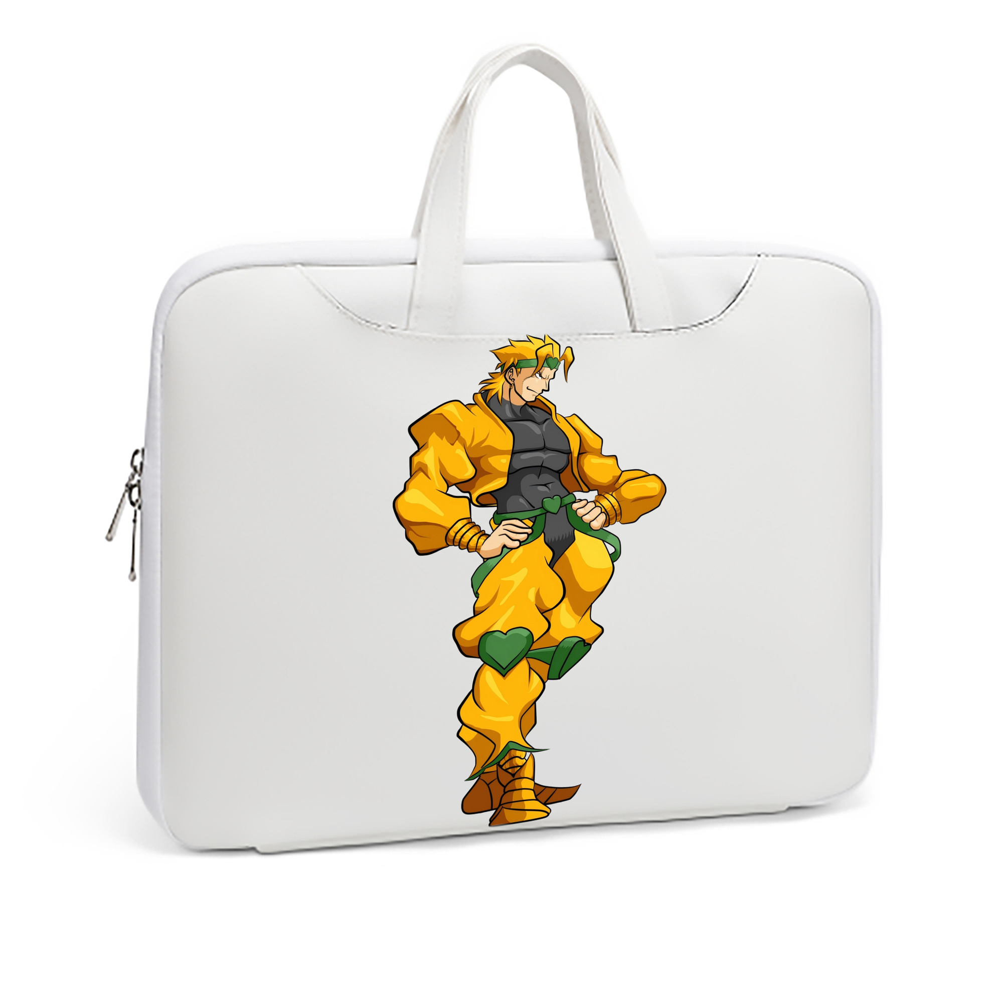 （画像用） ジョジョの奇妙な冒険 ディオ?ブランドー JoJo's Bizarre Adventure Dio Brando レザーラップトップバッグ　ノートパソコンケース