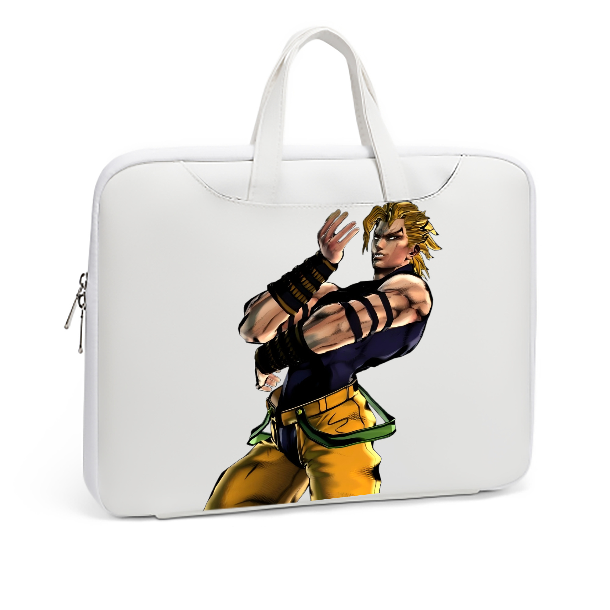 （画像用） ジョジョの奇妙な冒険 ディオ?ブランドー JoJo's Bizarre Adventure Dio Brando レザーラップトップバッグ　ノートパソコンケース