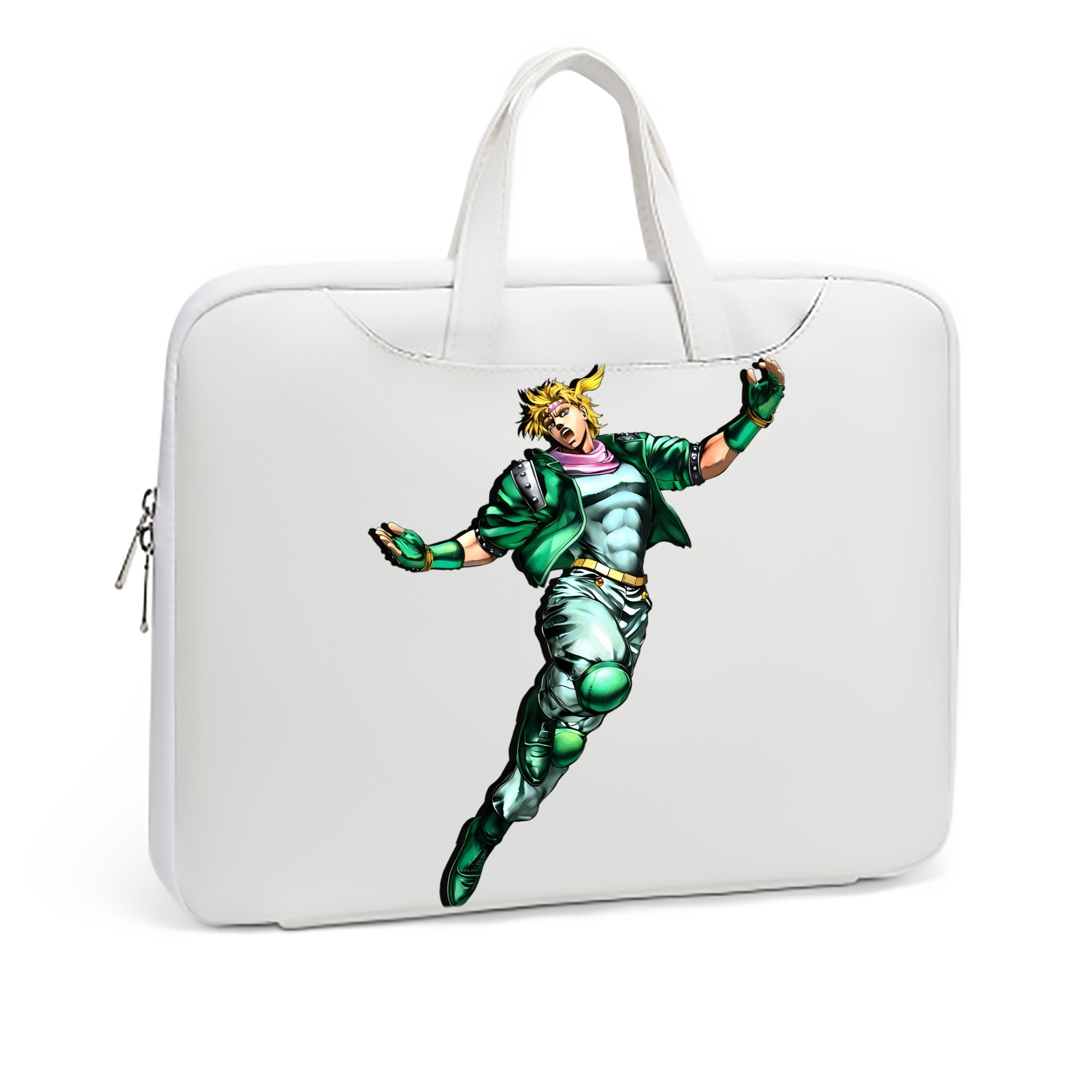 （画像用） ジョジョの奇妙な冒険 ディオ?ブランドー JoJo's Bizarre Adventure Dio Brando レザーラップトップバッグ　ノートパソコンケース