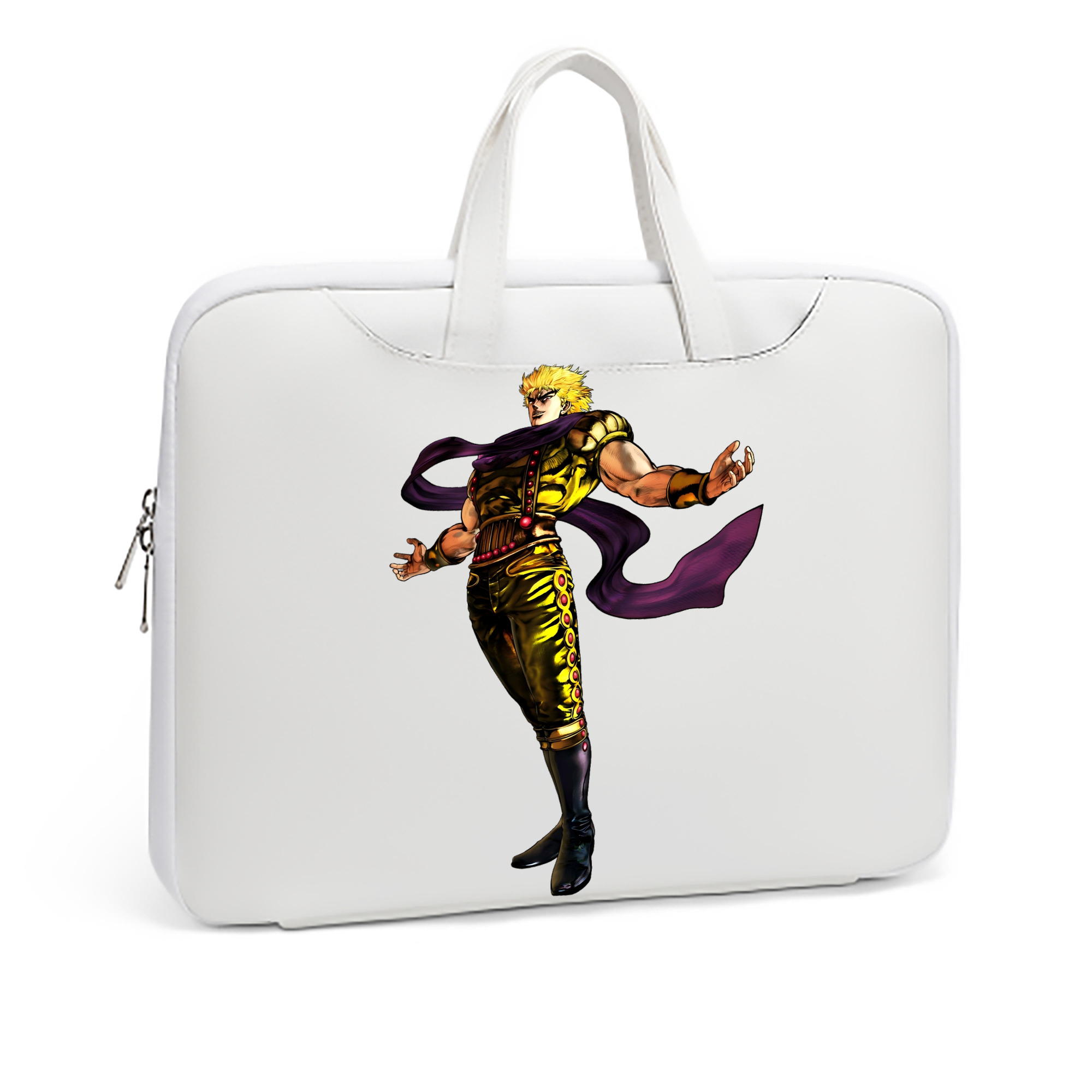 （画像用） ジョジョの奇妙な冒険 ディオ?ブランドー JoJo's Bizarre Adventure Dio Brando レザーラップトップバッグ　ノートパソコンケース