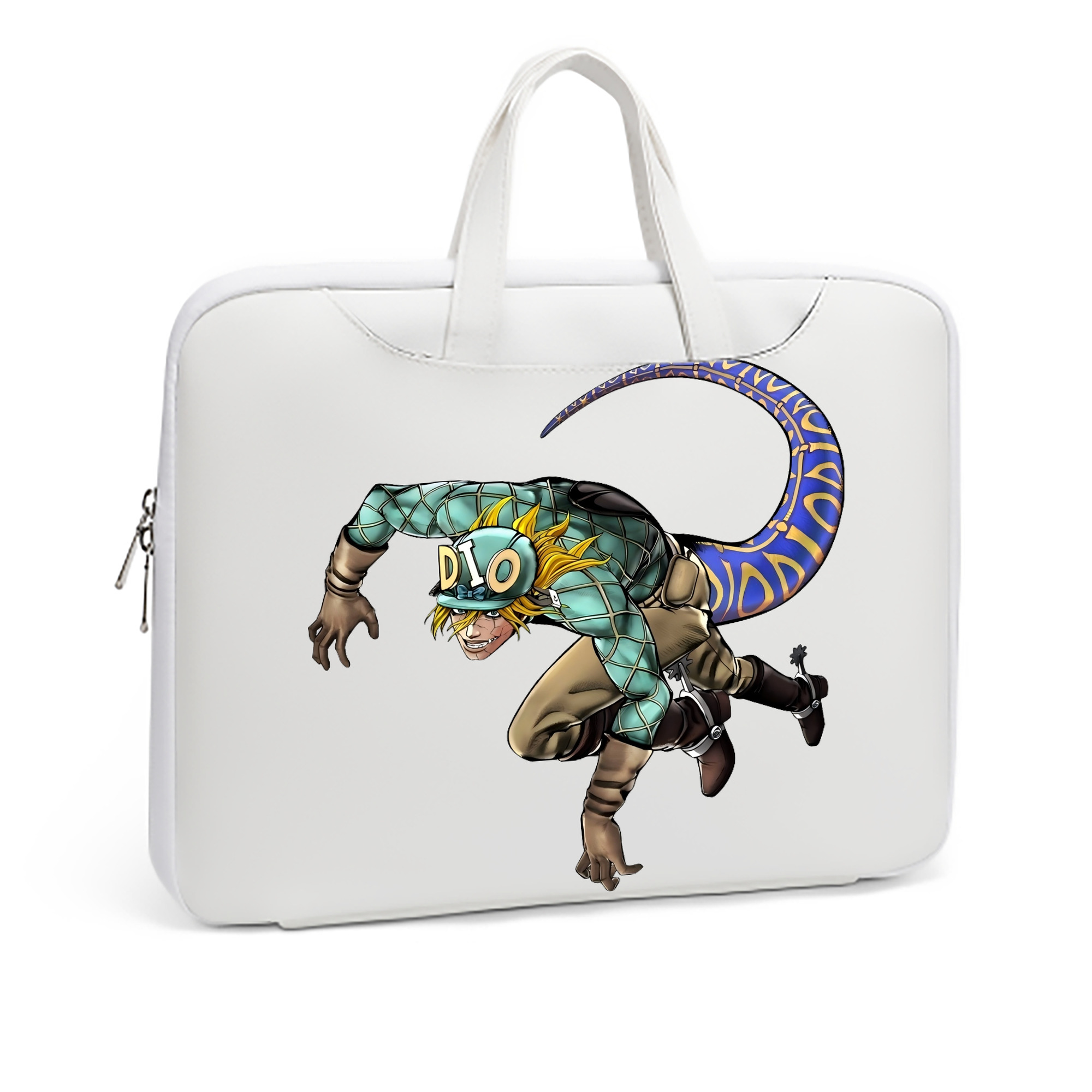 （画像用） ジョジョの奇妙な冒険 ディオ?ブランドー JoJo's Bizarre Adventure Dio Brando レザーラップトップバッグ　ノートパソコンケース