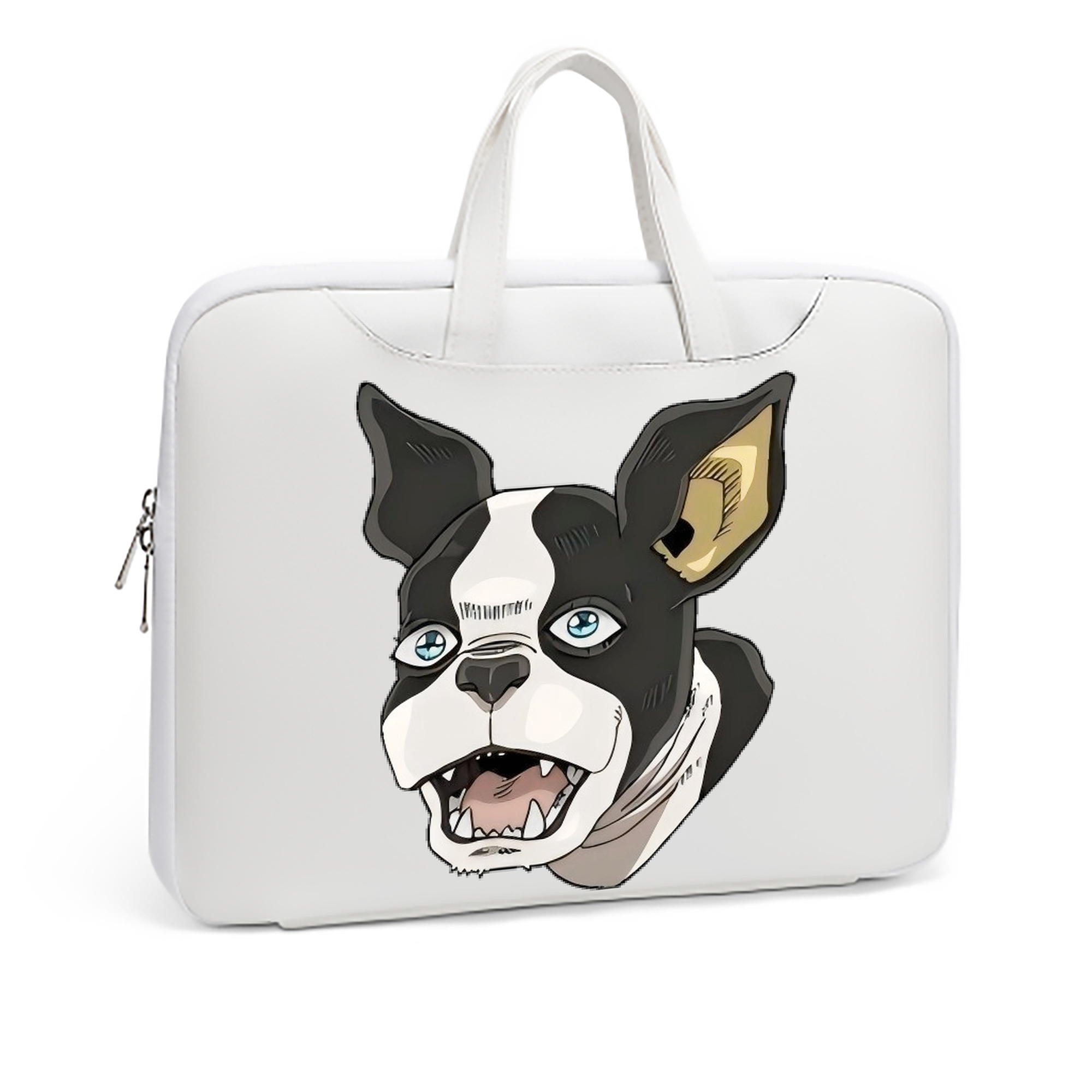 （画像用） ジョジョの奇妙な冒険 イギー JoJo's Bizarre Adventure Iggy レザーラップトップバッグ　ノートパソコンケース