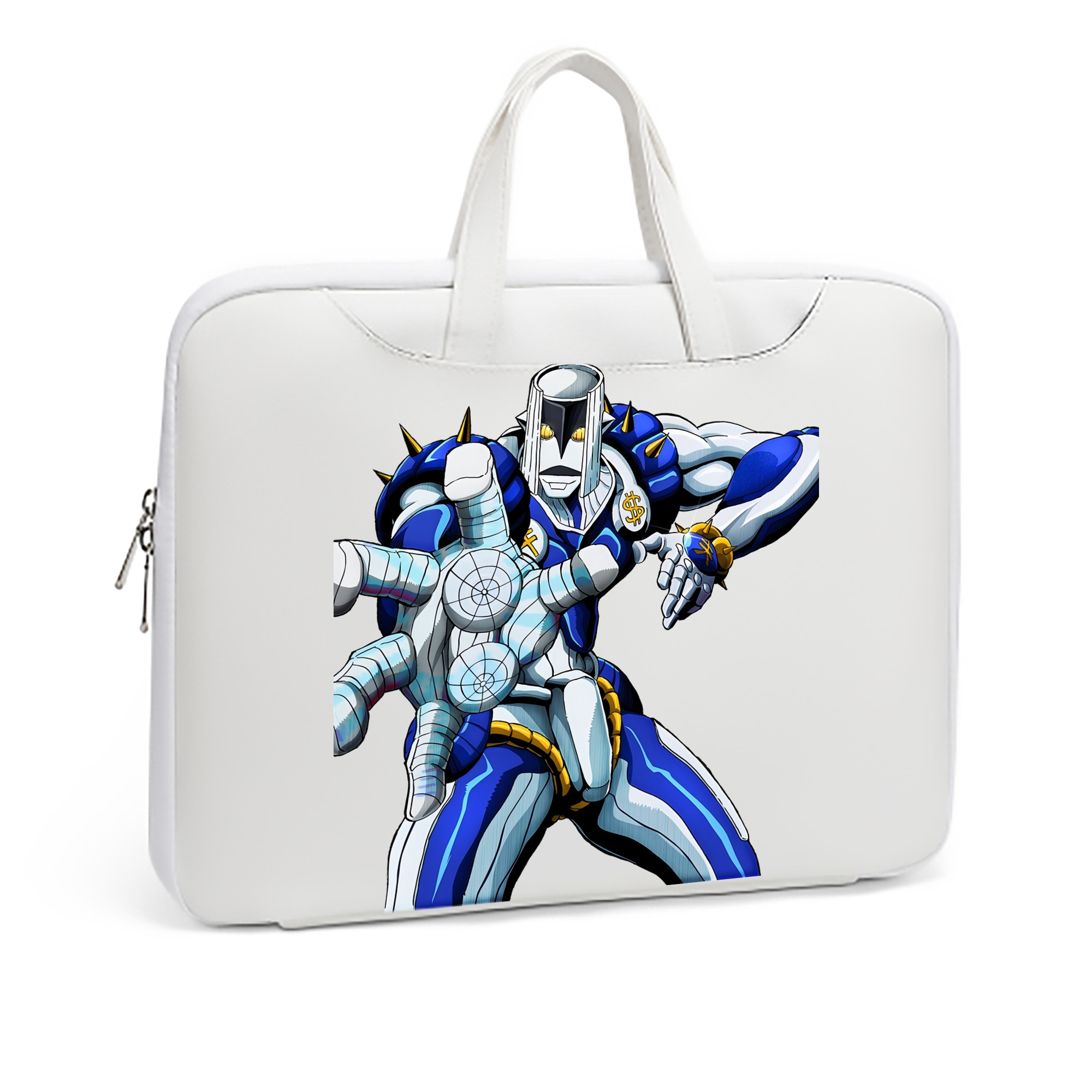 （画像用） ジョジョの奇妙な冒険 虹村億泰 にじむら おくやす JoJo's Bizarre Adventure Nijimura Okuyasu レザーラップトップバッグ　ノートパソコンケース