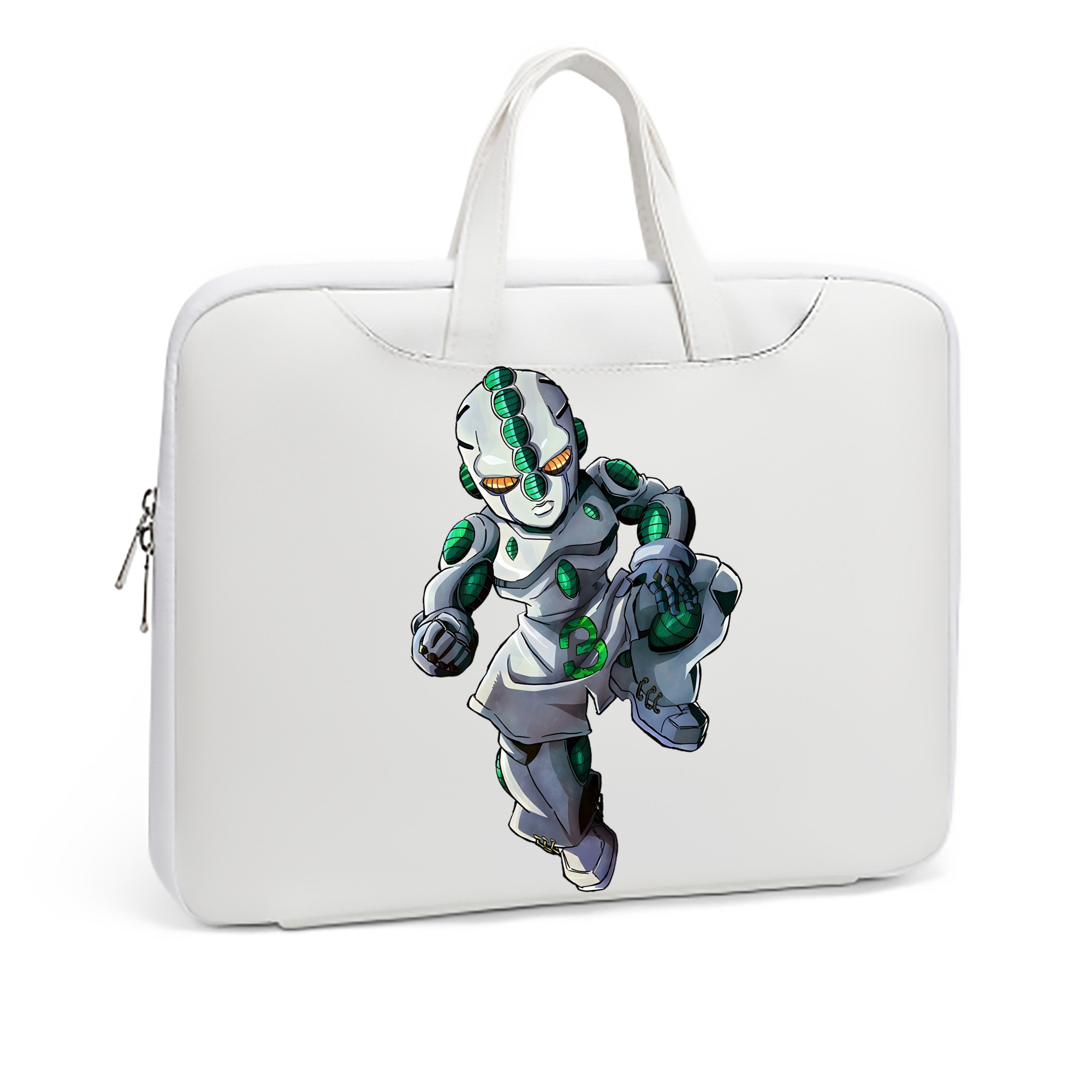 （画像用） ジョジョの奇妙な冒険 広瀨康一 JoJo's Bizarre Adventure Hirose Koichi レザーラップトップバッグ　ノートパソコンケース
