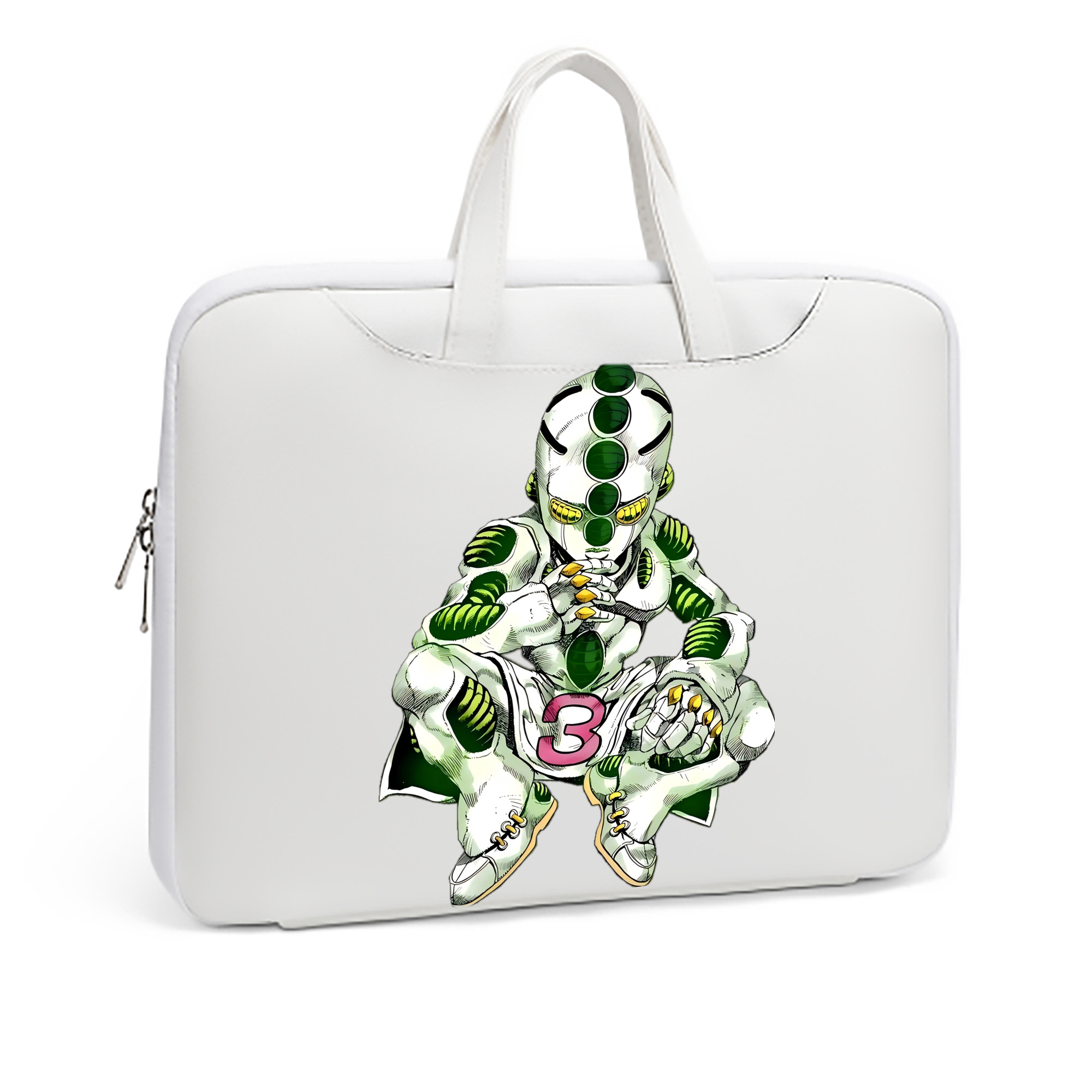 （画像用） ジョジョの奇妙な冒険 広瀨康一 JoJo's Bizarre Adventure Hirose Koichi レザーラップトップバッグ　ノートパソコンケース