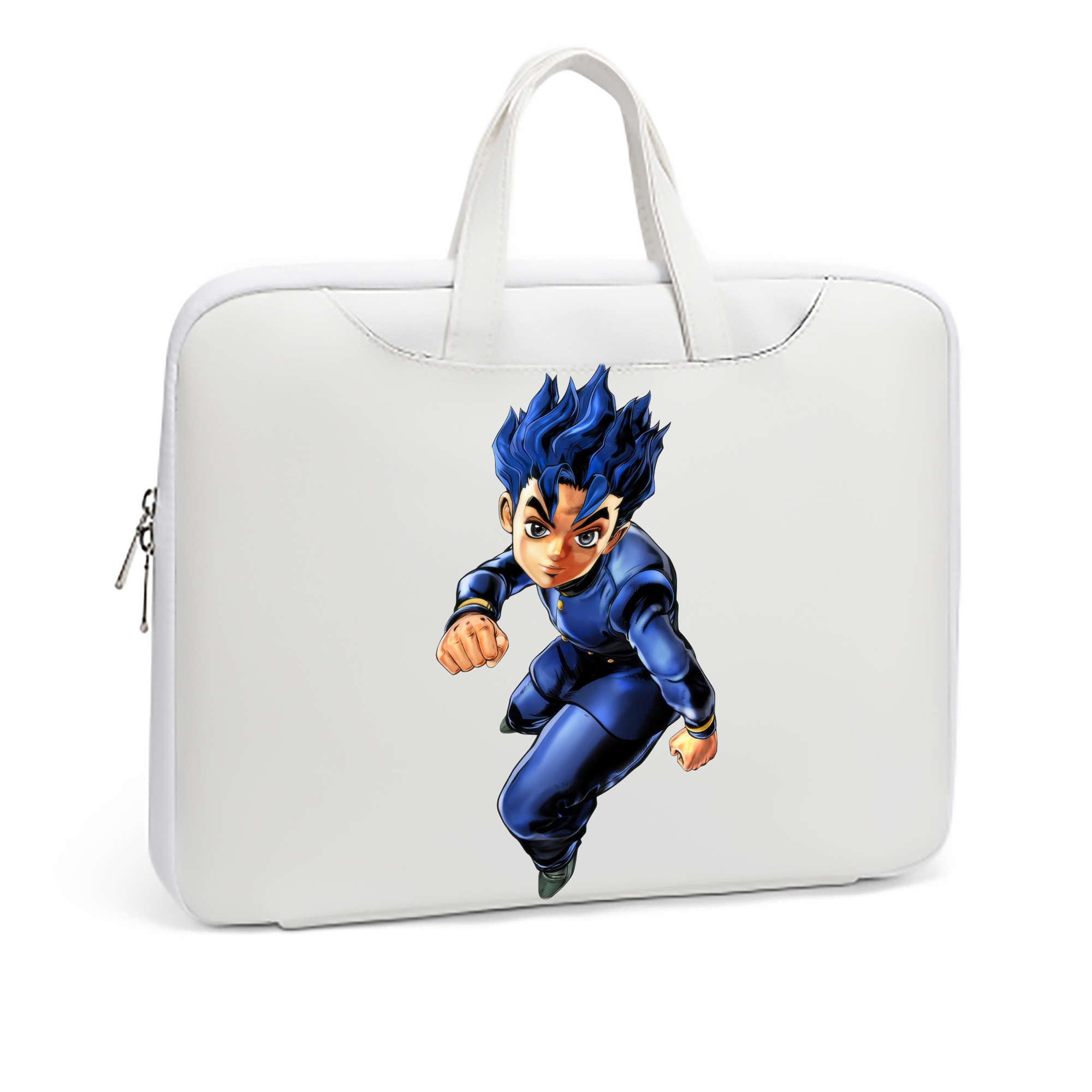 （画像用） ジョジョの奇妙な冒険 広瀨康一 JoJo's Bizarre Adventure Hirose Koichi レザーラップトップバッグ　ノートパソコンケース