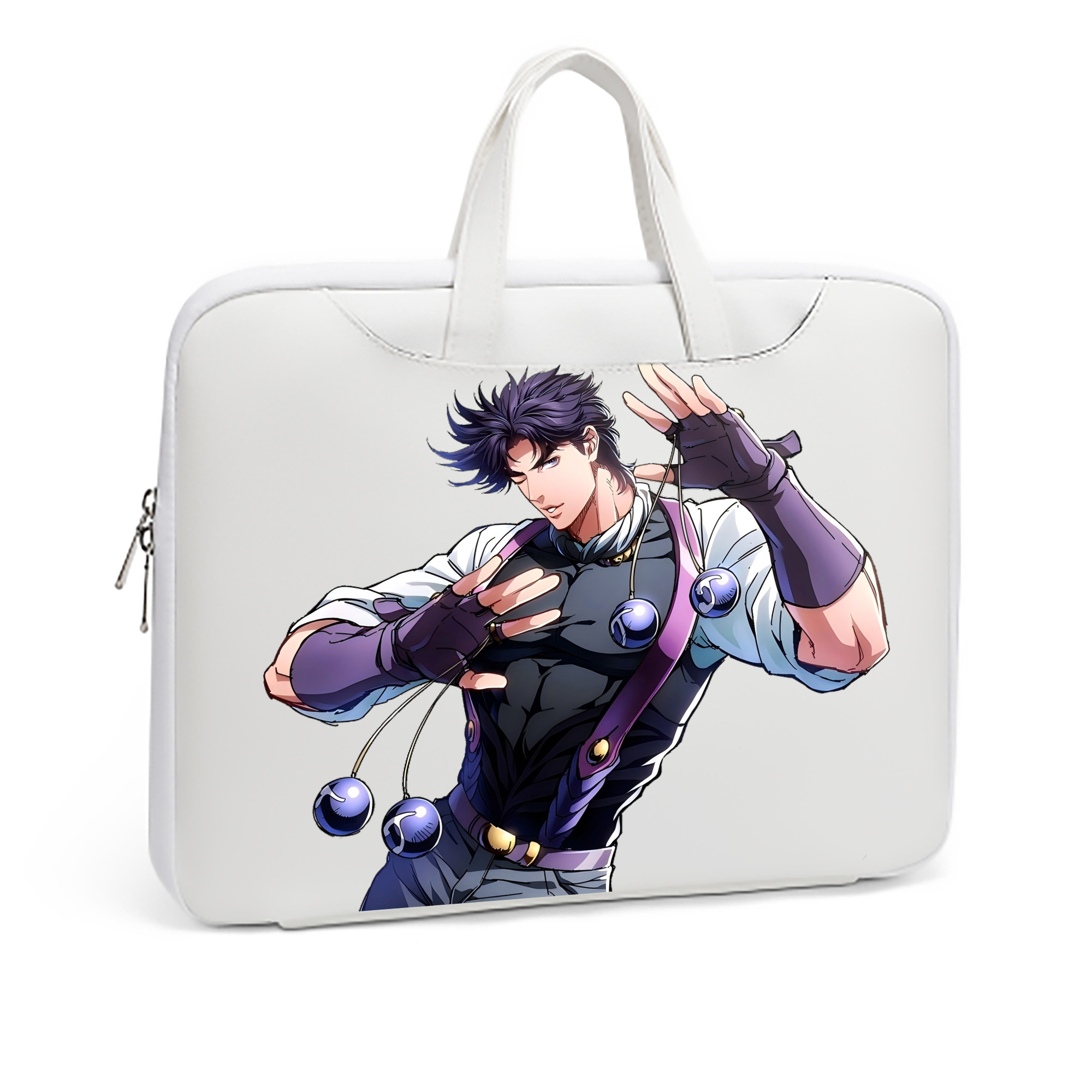 （画像用） ジョジョの奇妙な冒険 JoJo's Bizarre Adventure レザーラップトップバッグ　ノートパソコンケース