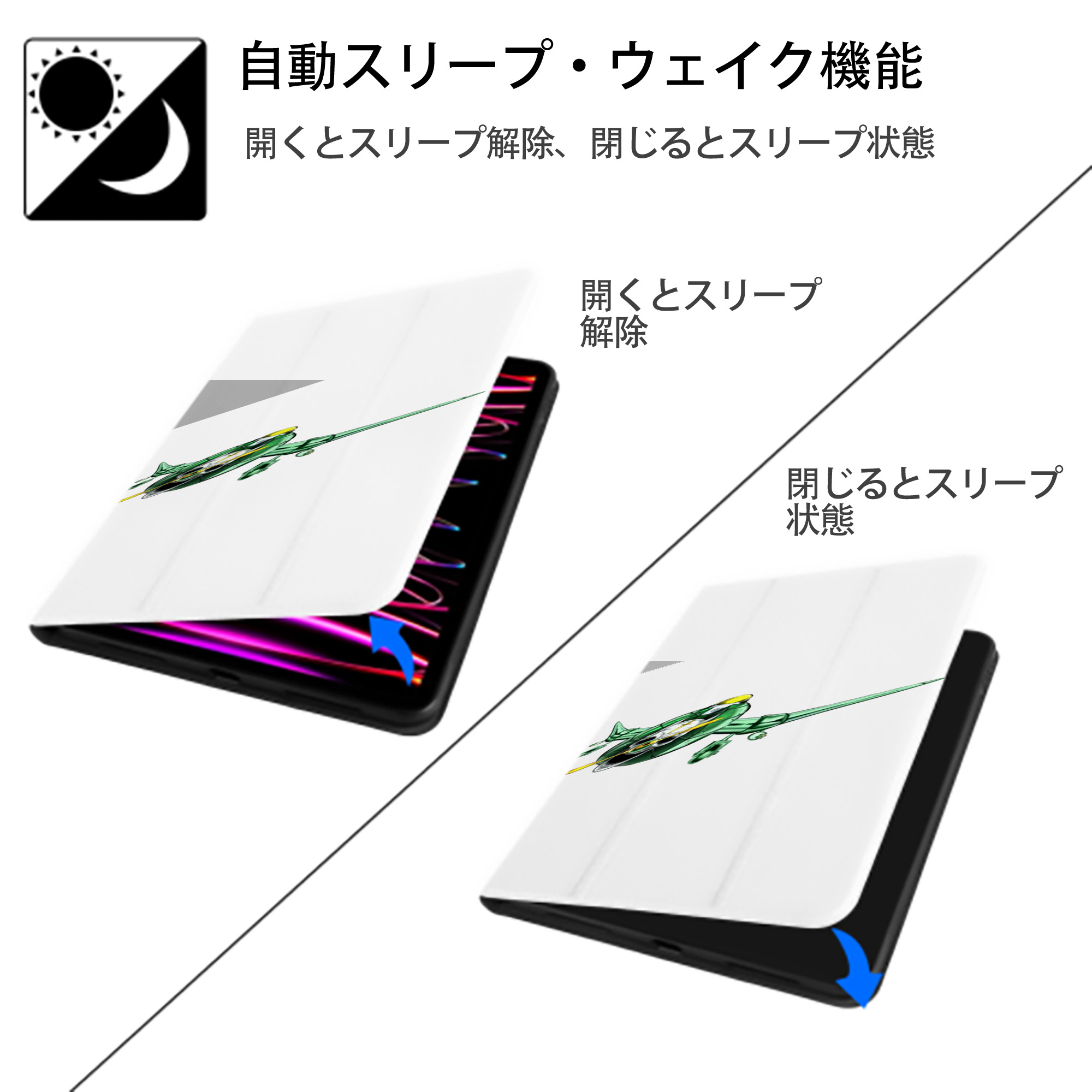 ジョジョの奇妙な冒険 ナランチャ?ギルガ JoJo's Bizarre Adventure Narancia Ghirga IPad ケース ペン収納付き 三つ折りスタンド PUレザー×シリコン 対応機種9.5/10.5/10.9インチ