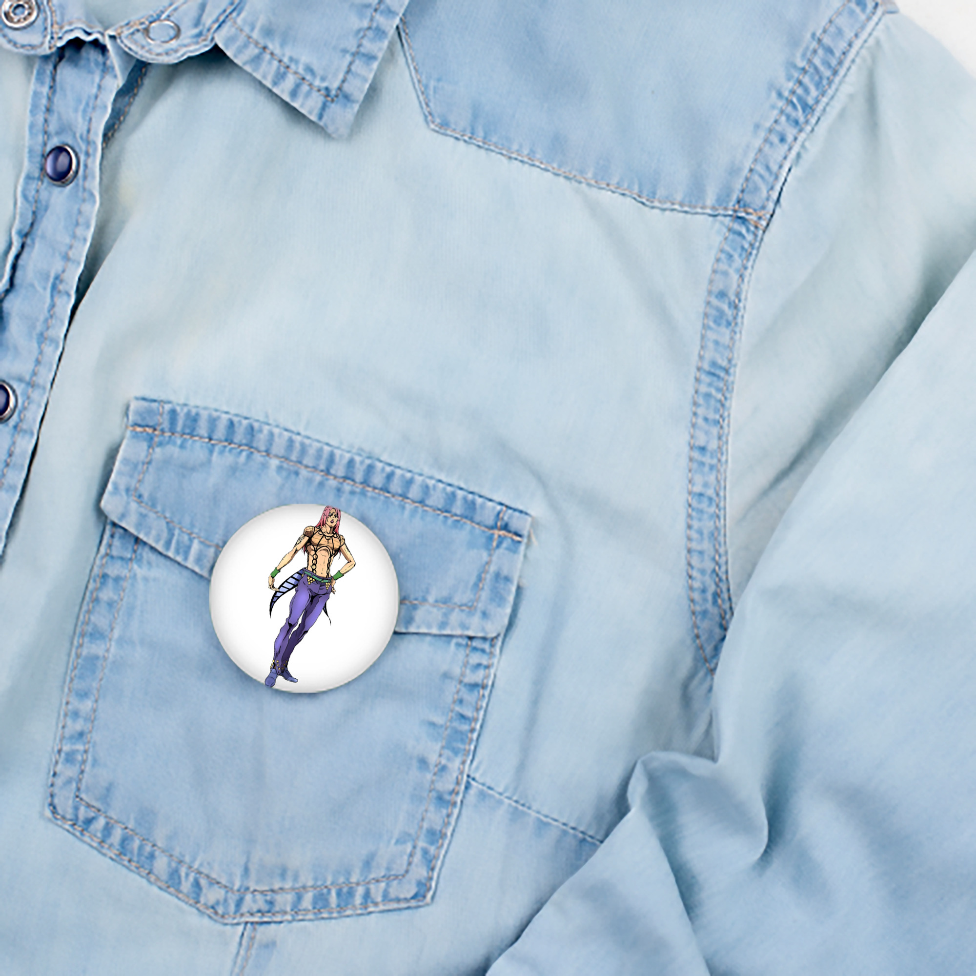 ジョジョの奇妙な冒険 ビネガー?ドッピオ JoJo's Bizarre Adventure Vinegar Doppio 6cm 缶バッジ 複数セット