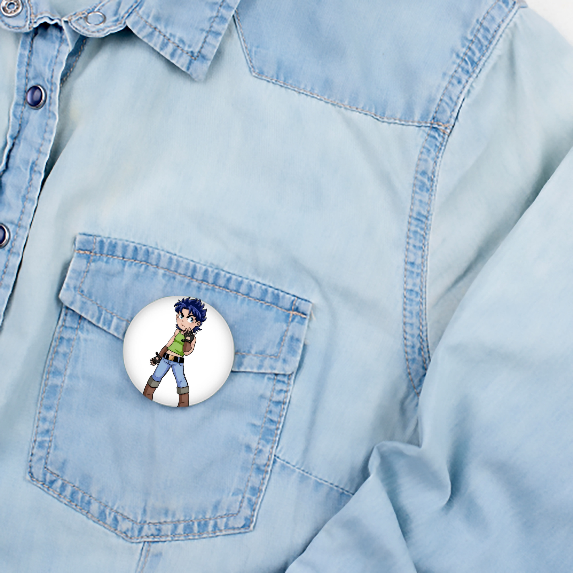 ジョジョの奇妙な冒険 広瀨康一 JoJo's Bizarre Adventure Hirose Koichi 6cm 缶バッジ 複数セット