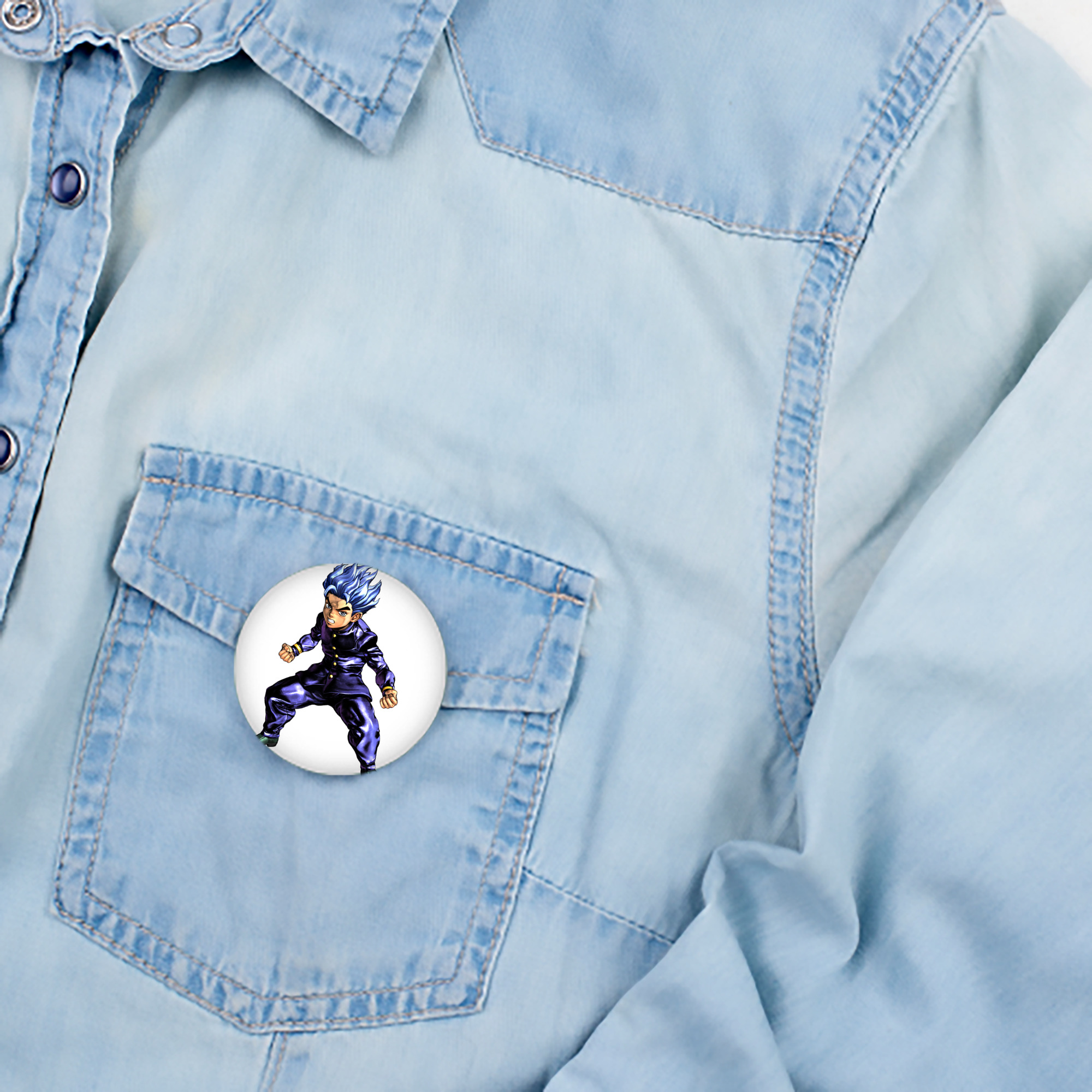 ジョジョの奇妙な冒険 広瀨康一 JoJo's Bizarre Adventure Hirose Koichi 6cm 缶バッジ 複数セット