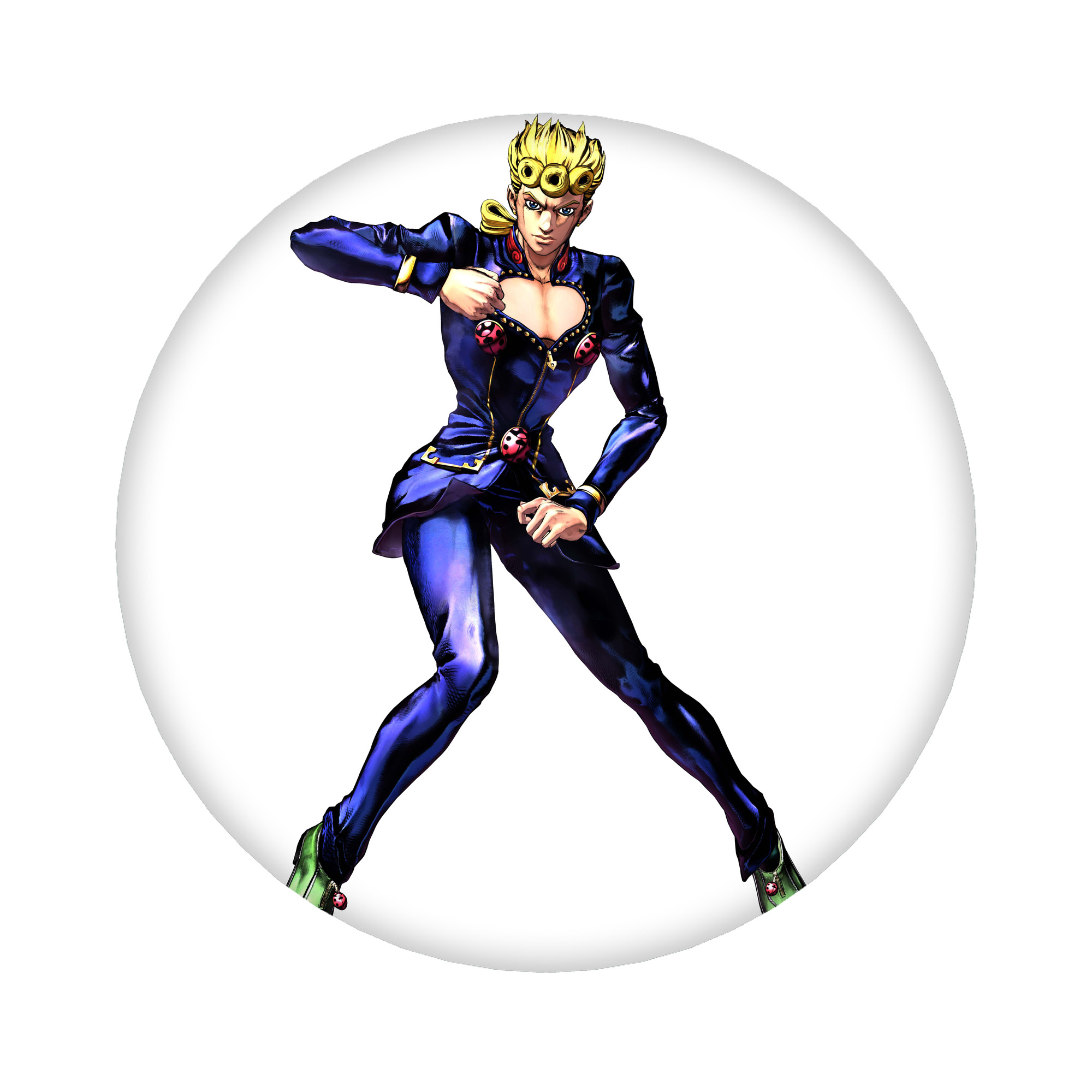 （画像用） ジョジョの奇妙な冒険 ジョルノ?ジョバァーナ JoJo's Bizarre Adventure Giorno Giovanna 6cm 缶バッジ 複数セット