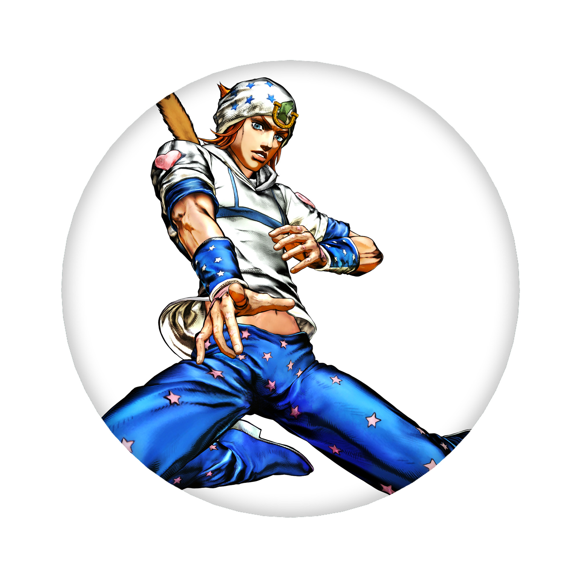 （画像用） ジョジョの奇妙な冒険 ジョナサン?ジョースター JoJo's Bizarre Adventure Jonathan Joestar 6cm 缶バッジ 複数セット