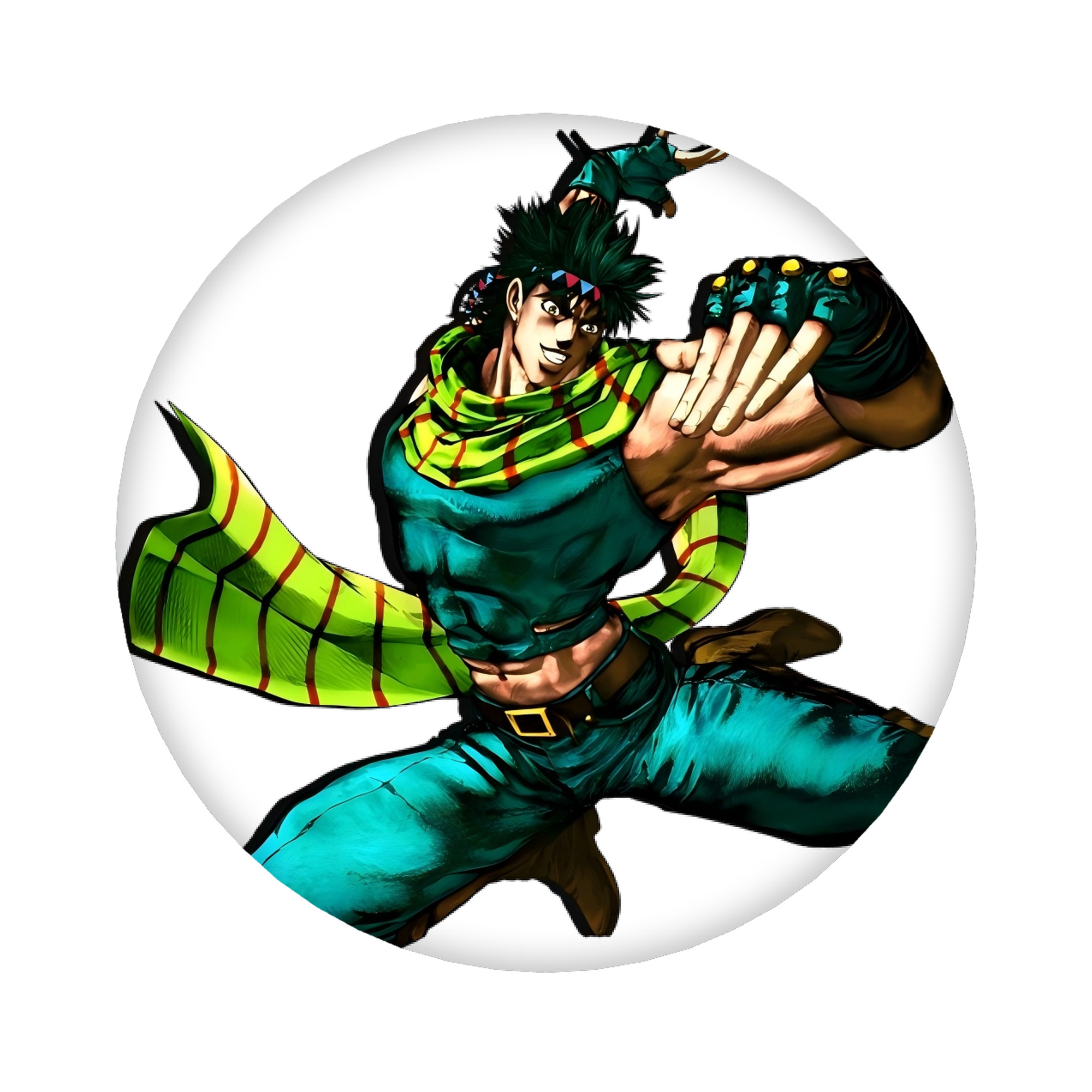 （画像用） ジョジョの奇妙な冒険 ジョセフ?ジョースター JoJo's Bizarre Adventure Joseph Joestar 6cm 缶バッジ 複数セット