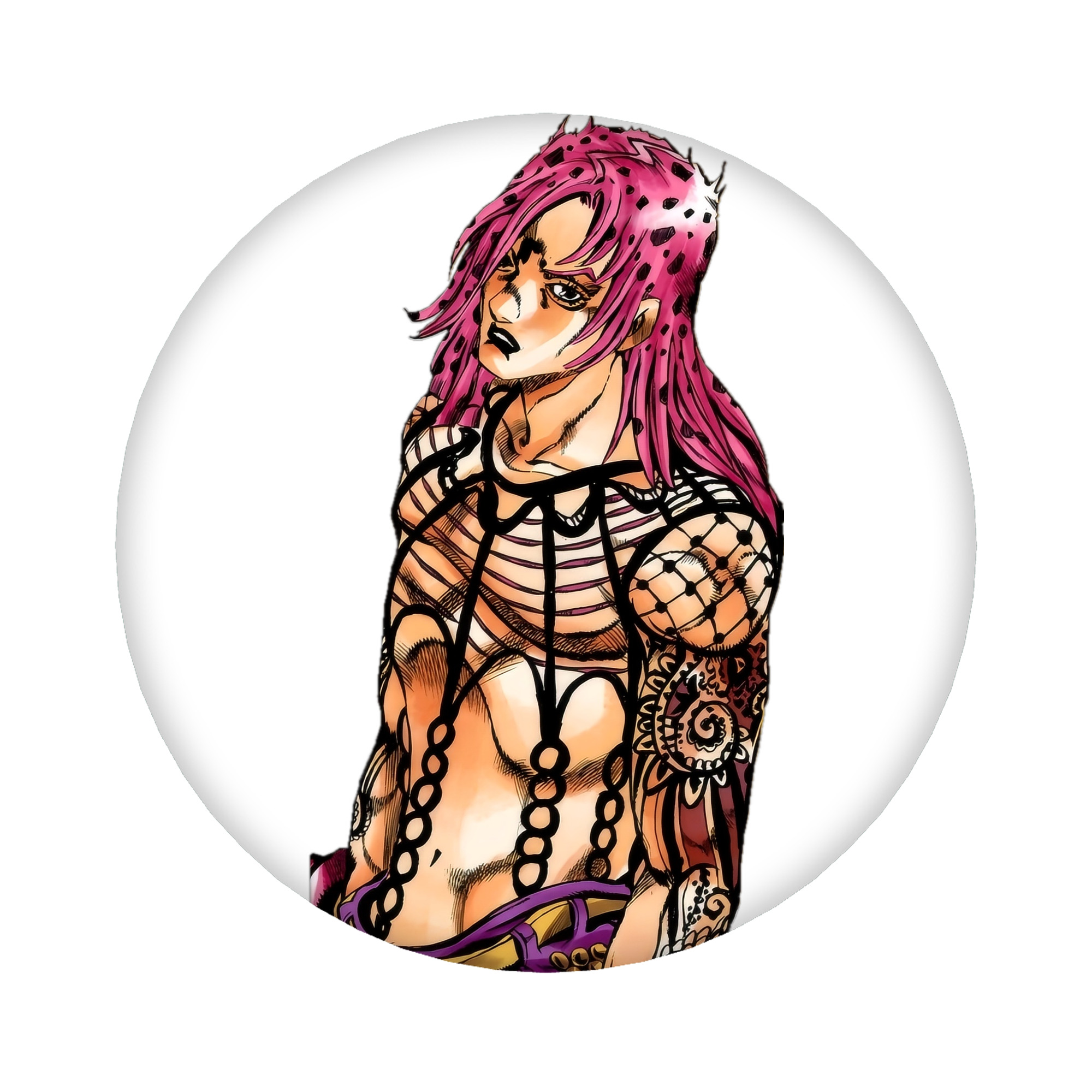 （画像用） ジョジョの奇妙な冒険 ビネガー?ドッピオ JoJo's Bizarre Adventure Vinegar Doppio 6cm 缶バッジ 複数セット