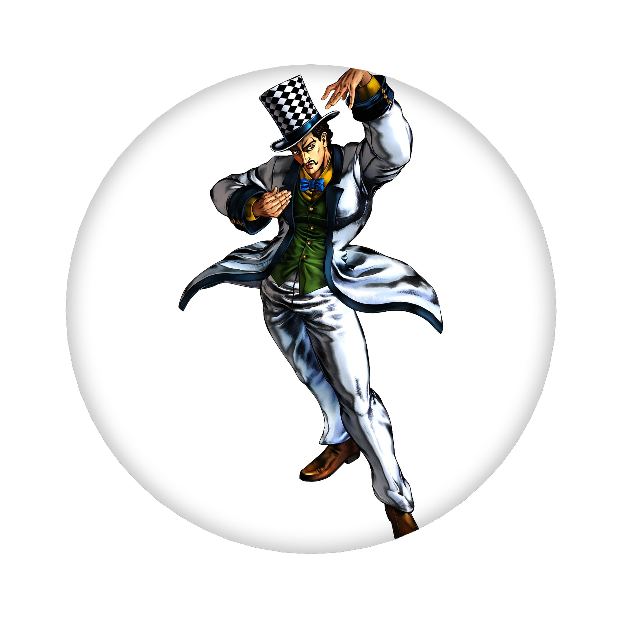 （画像用） ジョジョの奇妙な冒険 ウィル?アントニオ?ツェペリ JoJo's Bizarre Adventure Will Anthonio Zeppeli 6cm 缶バッジ 複数セット