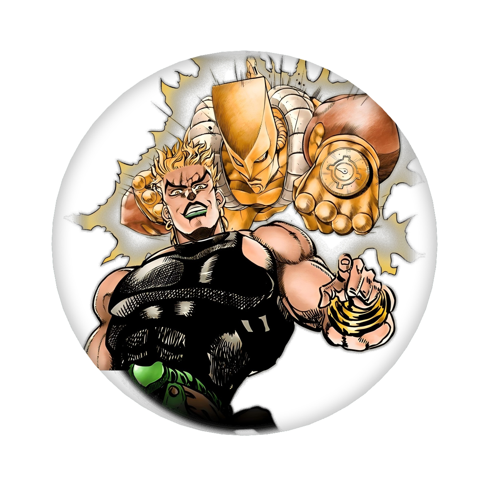 （画像用） ジョジョの奇妙な冒険 ディオ?ブランドー JoJo's Bizarre Adventure Dio Brando 6cm 缶バッジ 複数セット