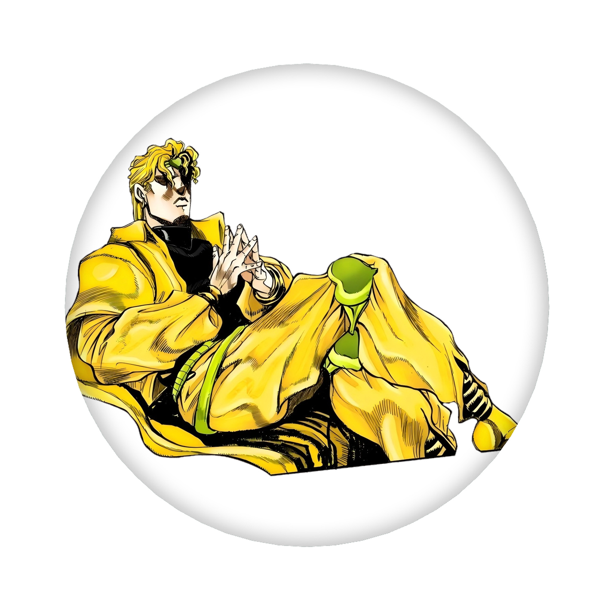 （画像用） ジョジョの奇妙な冒険 ディオ?ブランドー JoJo's Bizarre Adventure Dio Brando 6cm 缶バッジ 複数セット