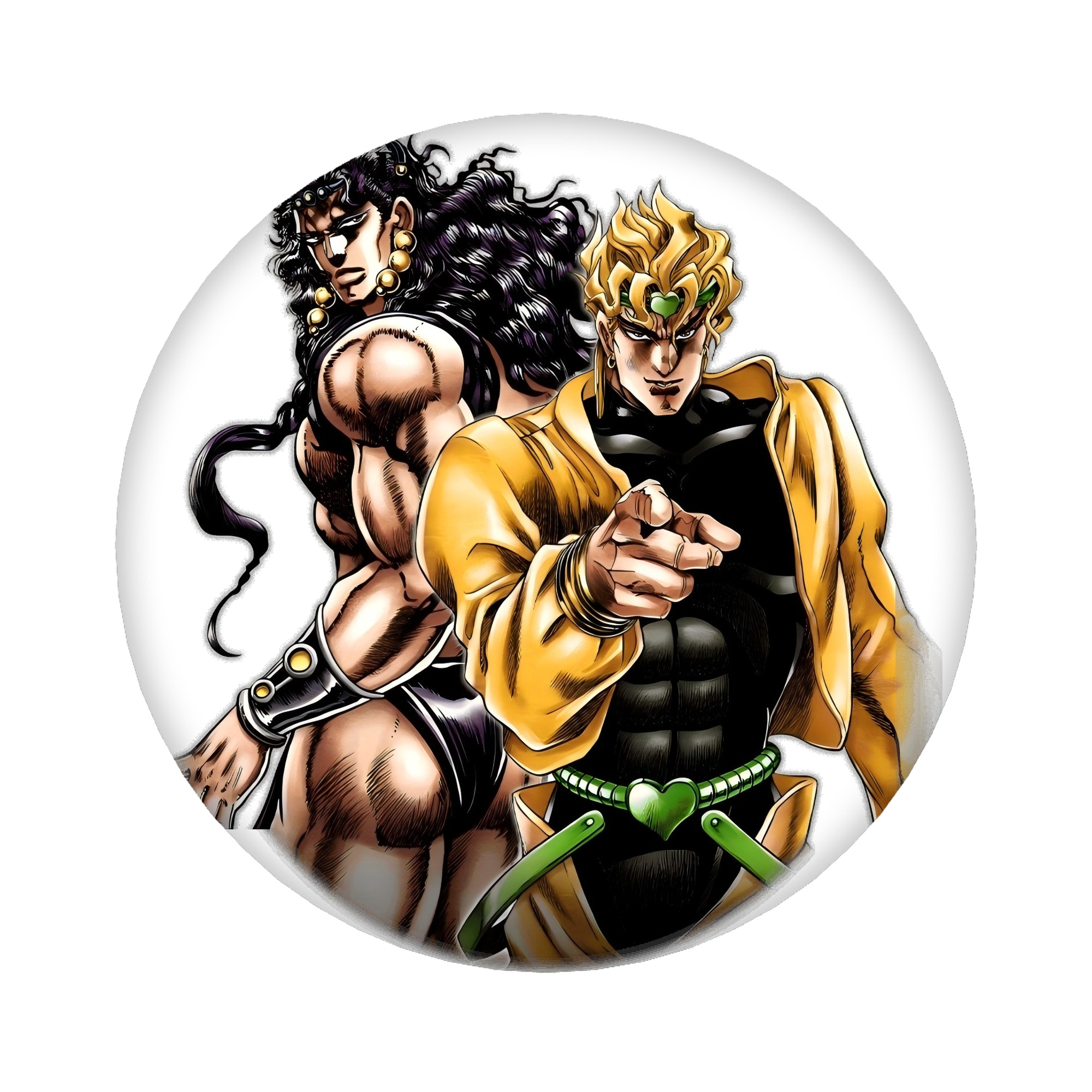 （画像用） ジョジョの奇妙な冒険 ディオ?ブランドー JoJo's Bizarre Adventure Dio Brando 6cm 缶バッジ 複数セット