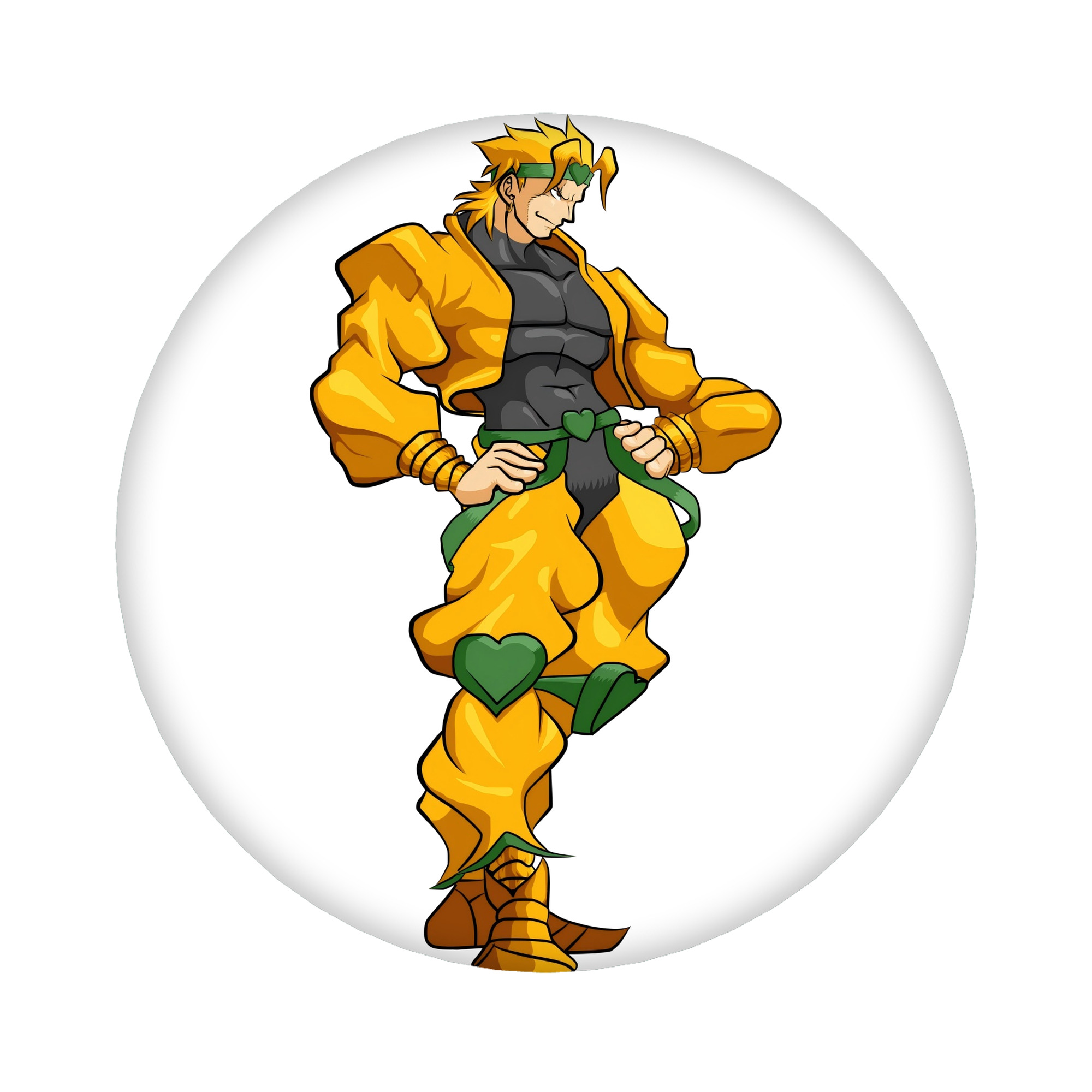 （画像用） ジョジョの奇妙な冒険 ディオ?ブランドー JoJo's Bizarre Adventure Dio Brando 6cm 缶バッジ 複数セット