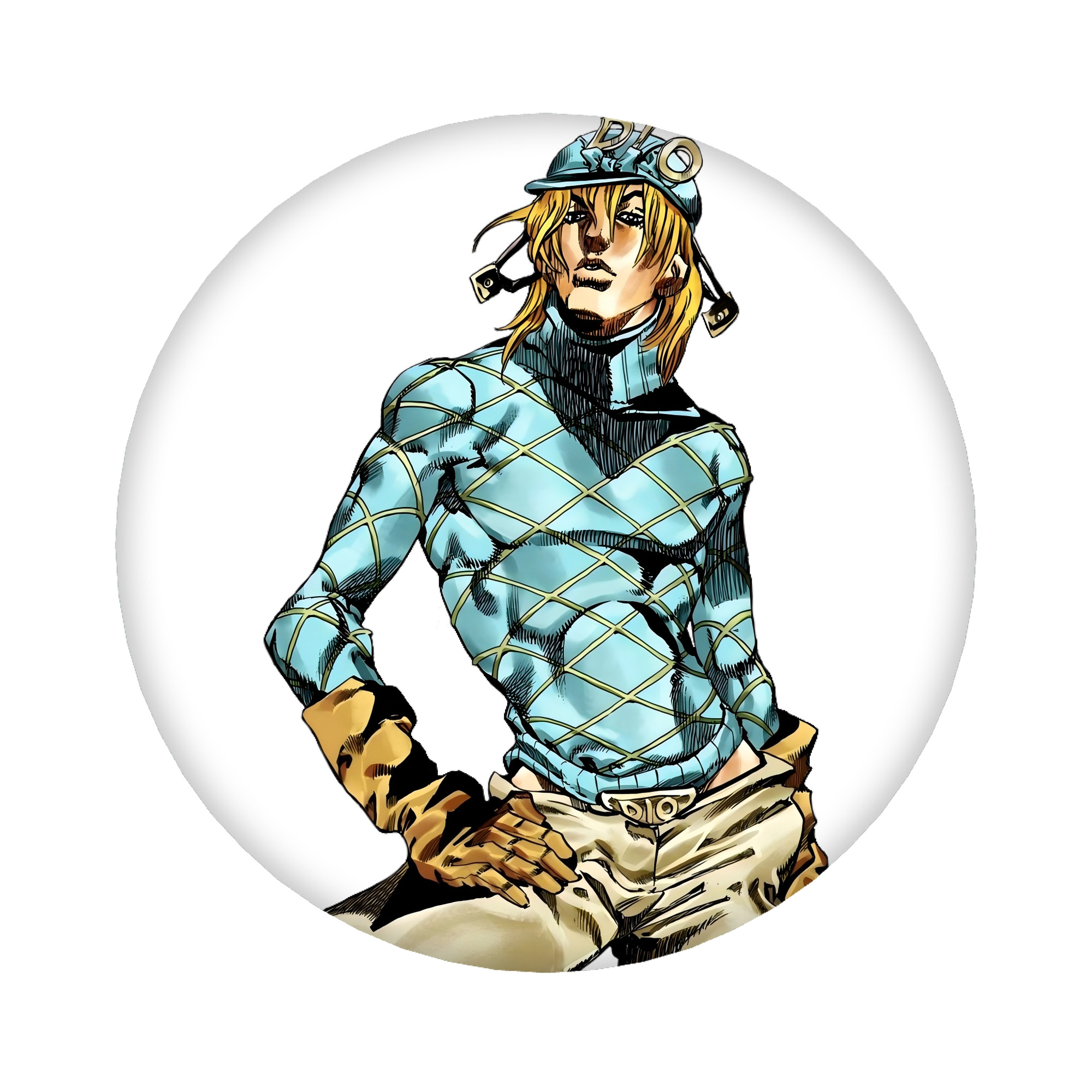 （画像用） ジョジョの奇妙な冒険 ディオ?ブランドー JoJo's Bizarre Adventure Dio Brando 6cm 缶バッジ 複数セット