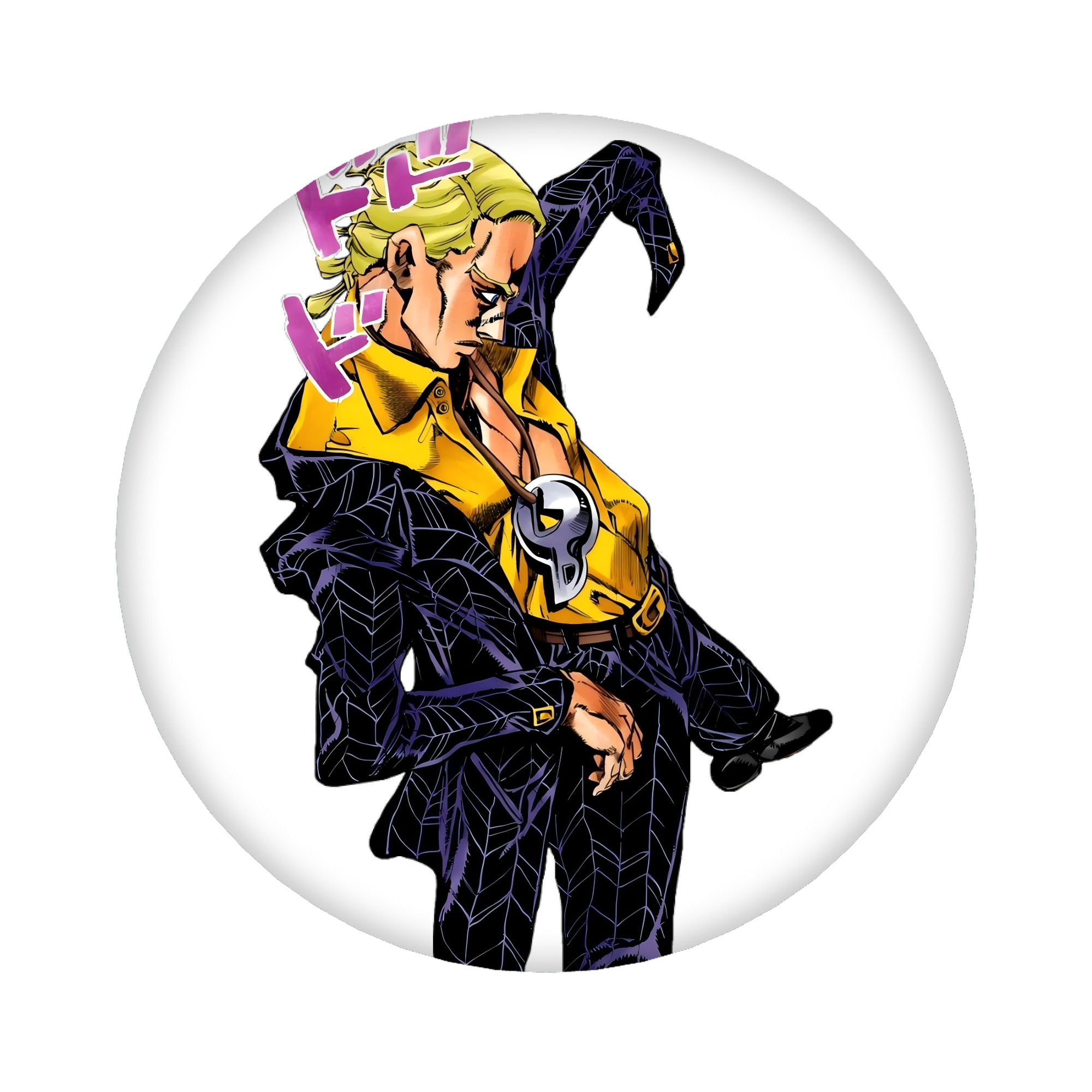 （画像用） ジョジョの奇妙な冒険 プロシュート JoJo's Bizarre Adventure Prosciutto 6cm 缶バッジ 複数セット