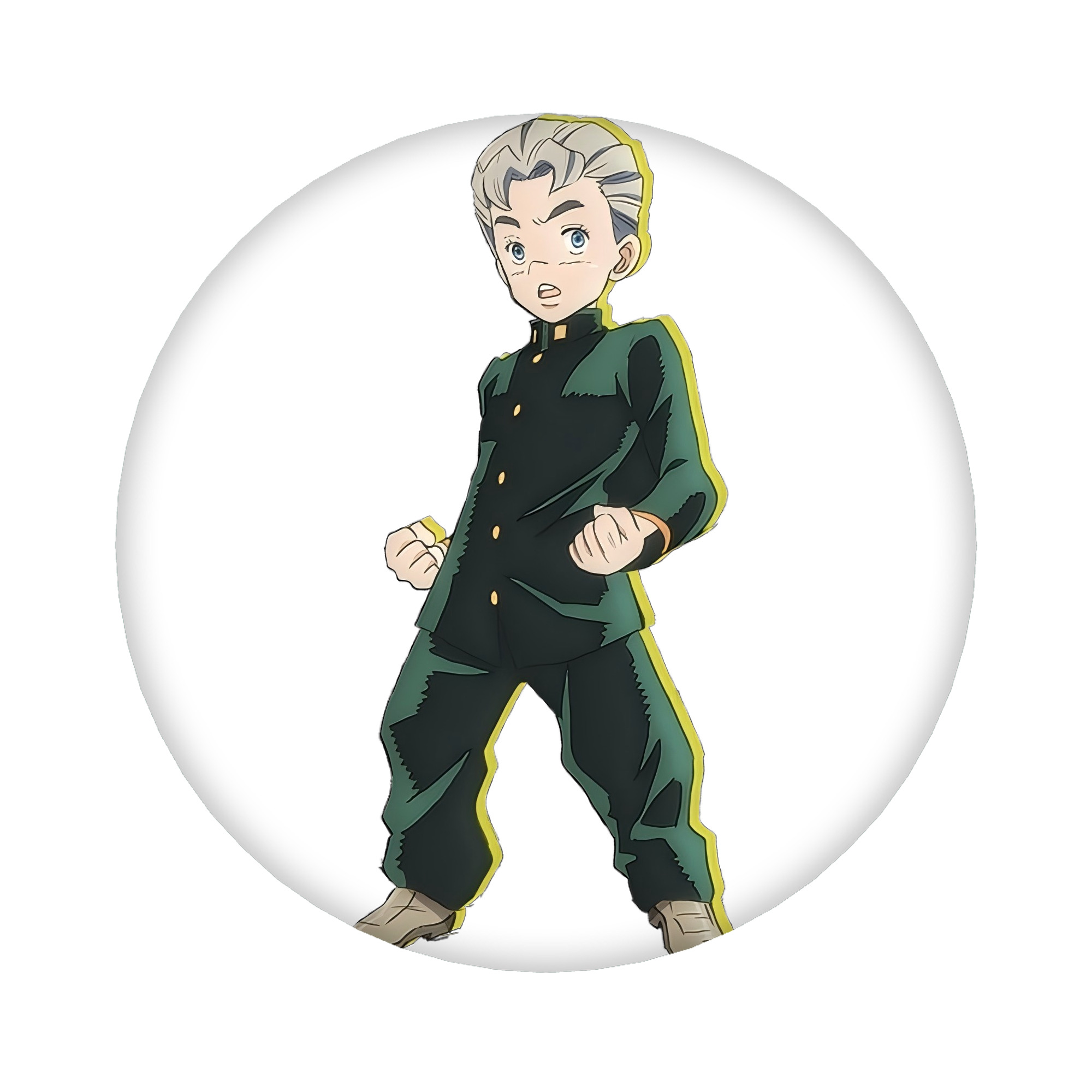 （画像用） ジョジョの奇妙な冒険 広瀨康一 JoJo's Bizarre Adventure Hirose Koichi 6cm 缶バッジ 複数セット