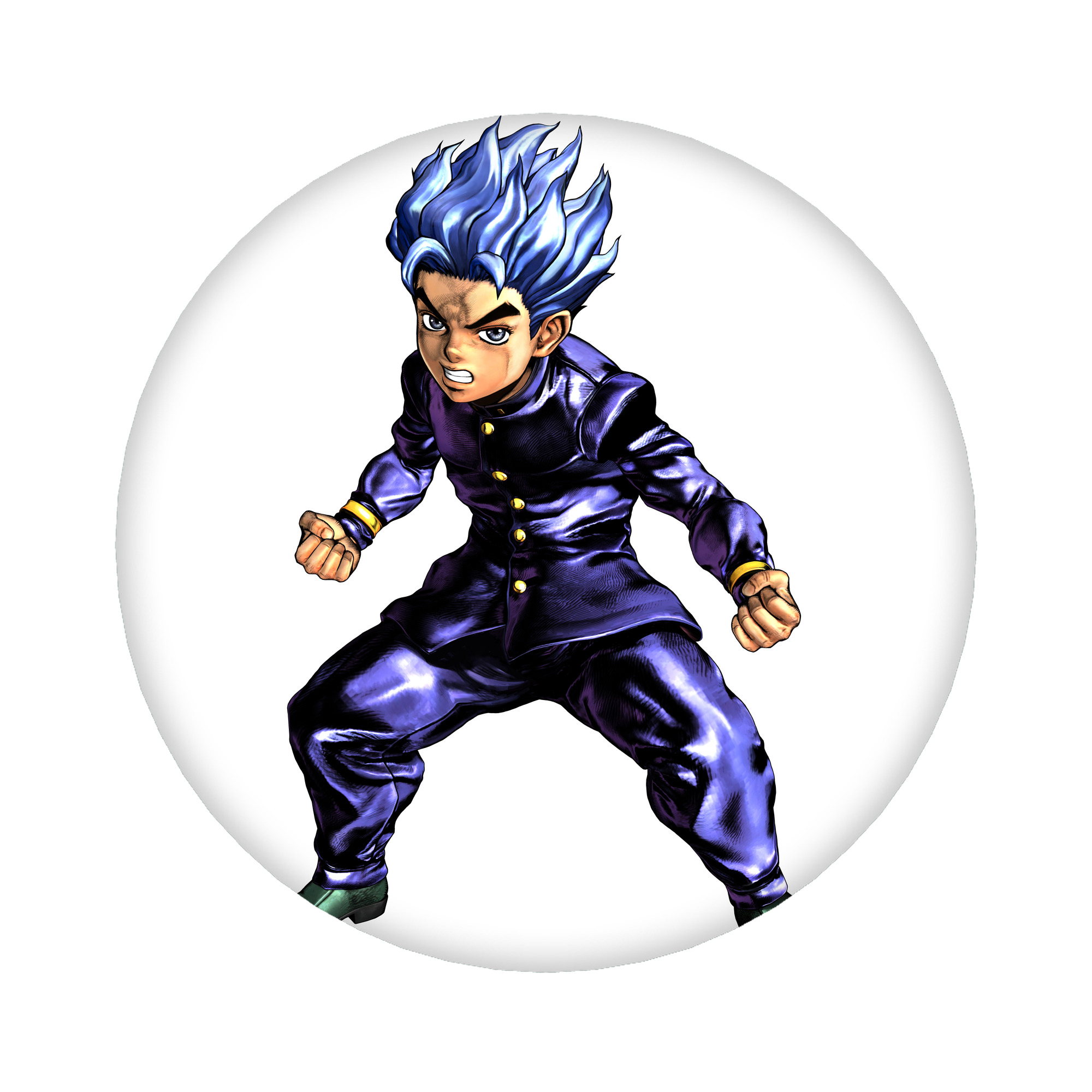 （画像用） ジョジョの奇妙な冒険 広瀨康一 JoJo's Bizarre Adventure Hirose Koichi 6cm 缶バッジ 複数セット