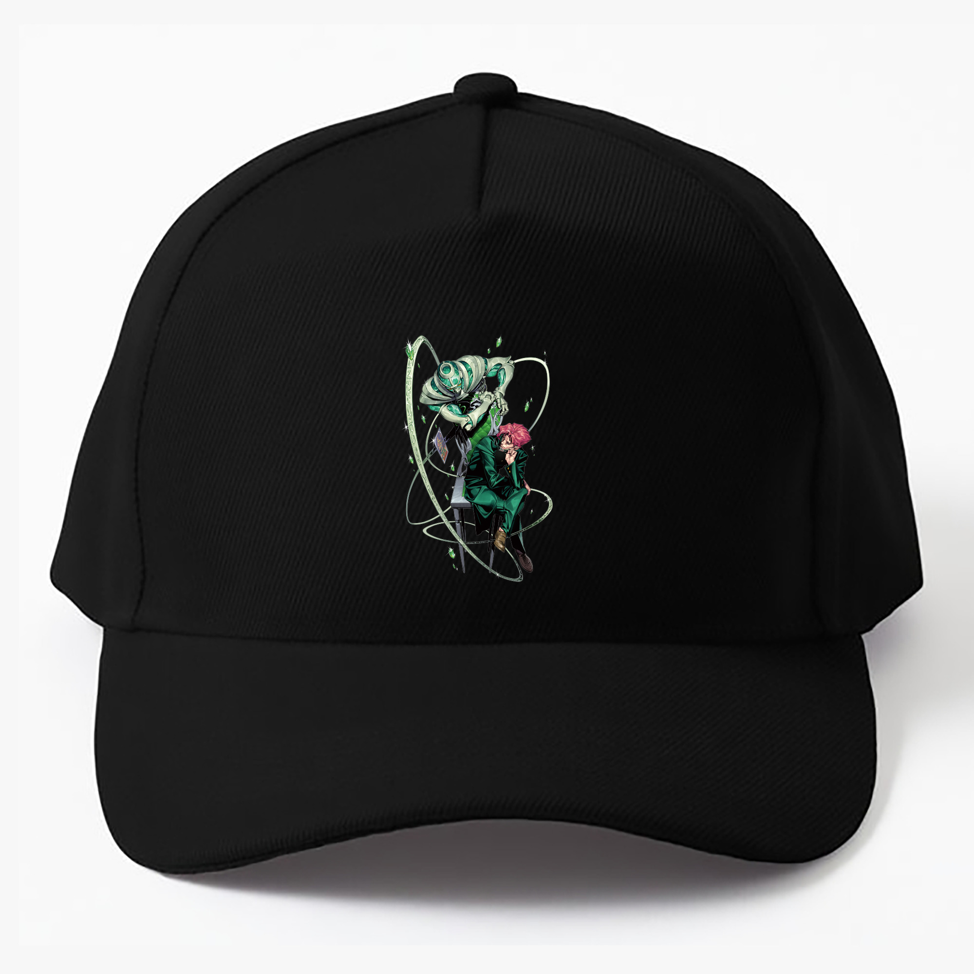 （画像用） ジョジョの奇妙な冒険 花京院 典明（かきょういん のりあき） JoJo's Bizarre Adventure Kakyoin Noriaki ベースボールキャップ 綿100％ 男女兼用 帽子 スポーツ