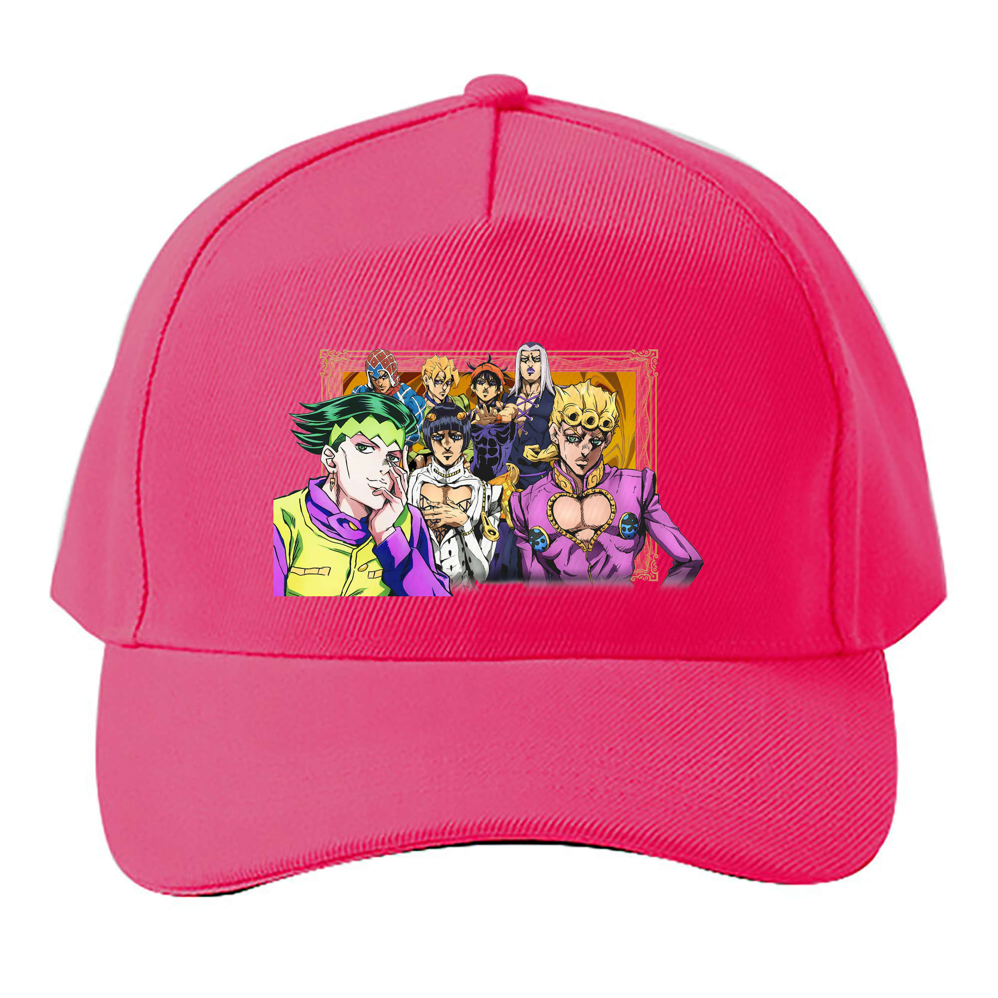 （画像用） ジョジョの奇妙な冒険 ジョルノ?ジョバァーナ JoJo's Bizarre Adventure Giorno Giovanna ベースボールキャップ 綿100％ 男女兼用 帽子 スポーツ