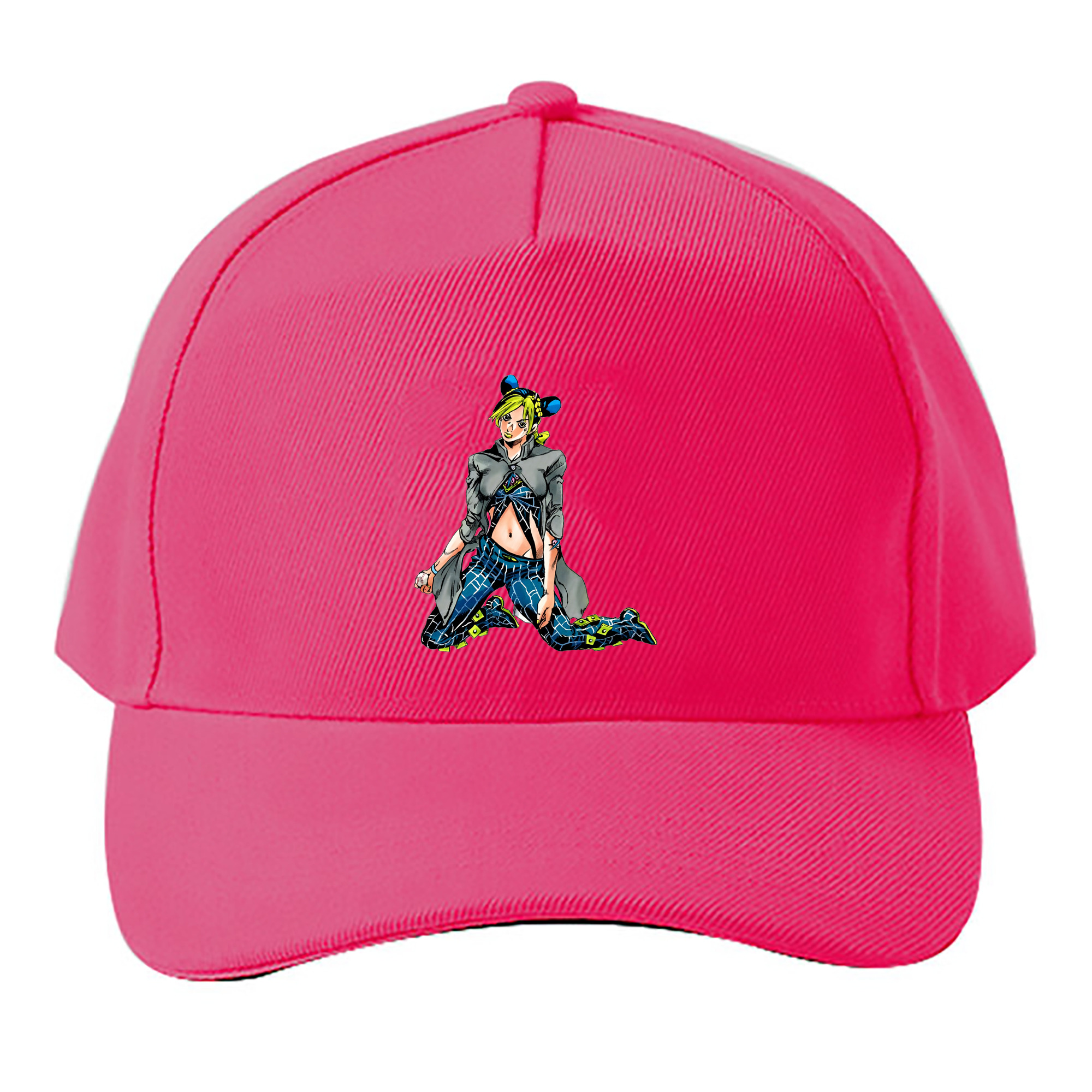 （画像用） "ジョジョの奇妙な冒険 くうじょう ジョリーン JoJo's Bizarre Adventure Jolyne Cujoh " ベースボールキャップ 綿100％ 男女兼用 帽子 スポーツ
