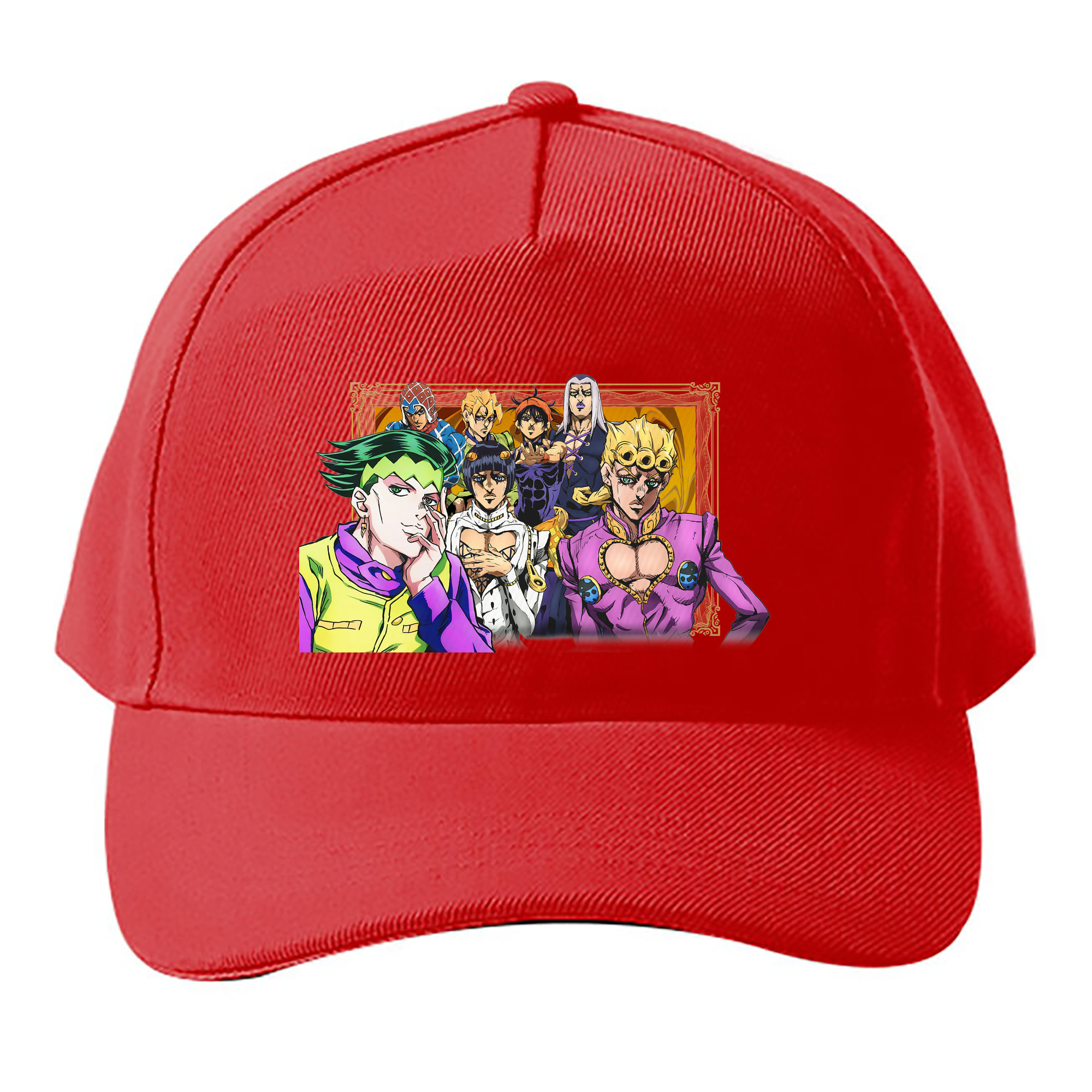 （画像用） ジョジョの奇妙な冒険 ジョルノ?ジョバァーナ JoJo's Bizarre Adventure Giorno Giovanna ベースボールキャップ 綿100％ 男女兼用 帽子 スポーツ