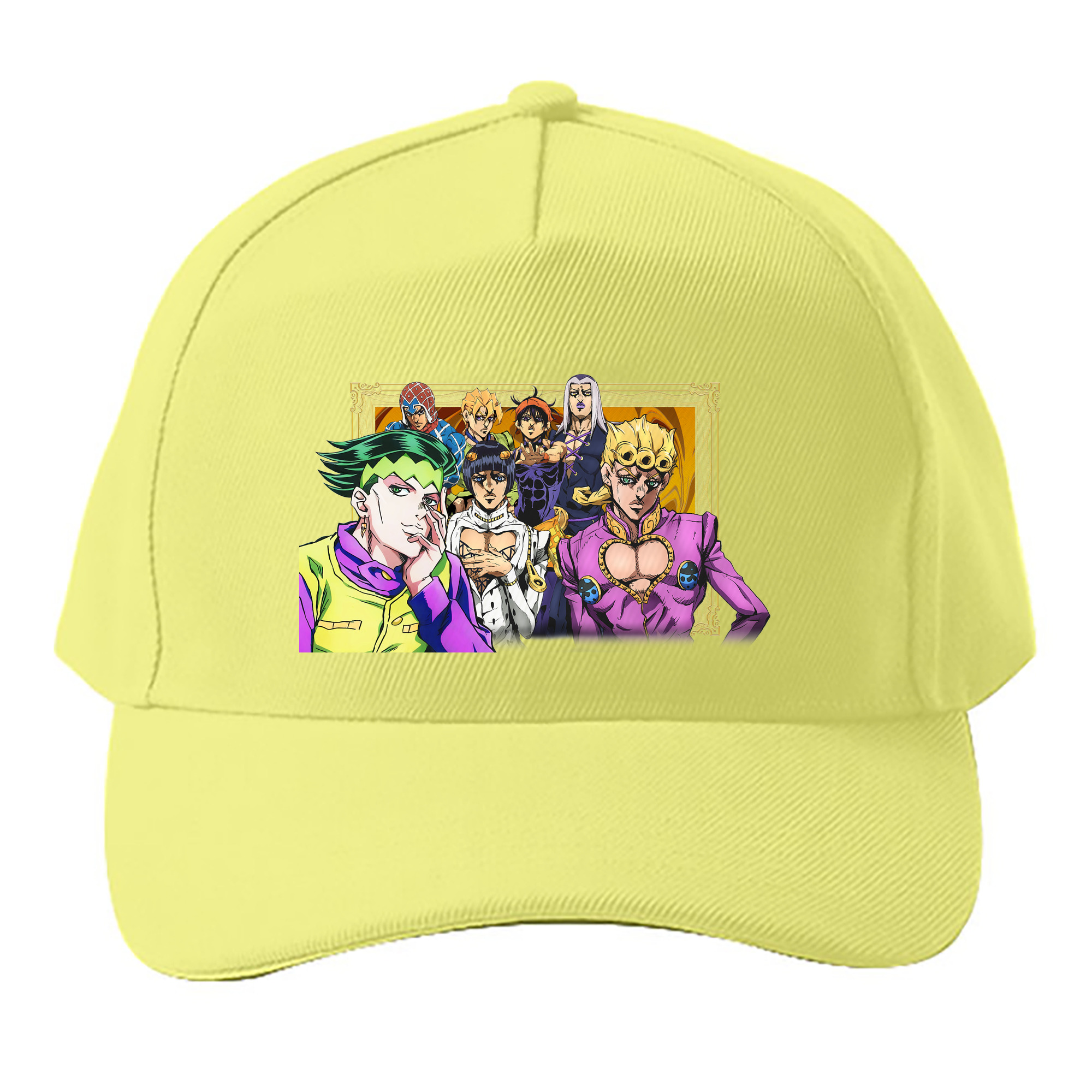 （画像用） ジョジョの奇妙な冒険 ジョルノ?ジョバァーナ JoJo's Bizarre Adventure Giorno Giovanna ベースボールキャップ 綿100％ 男女兼用 帽子 スポーツ