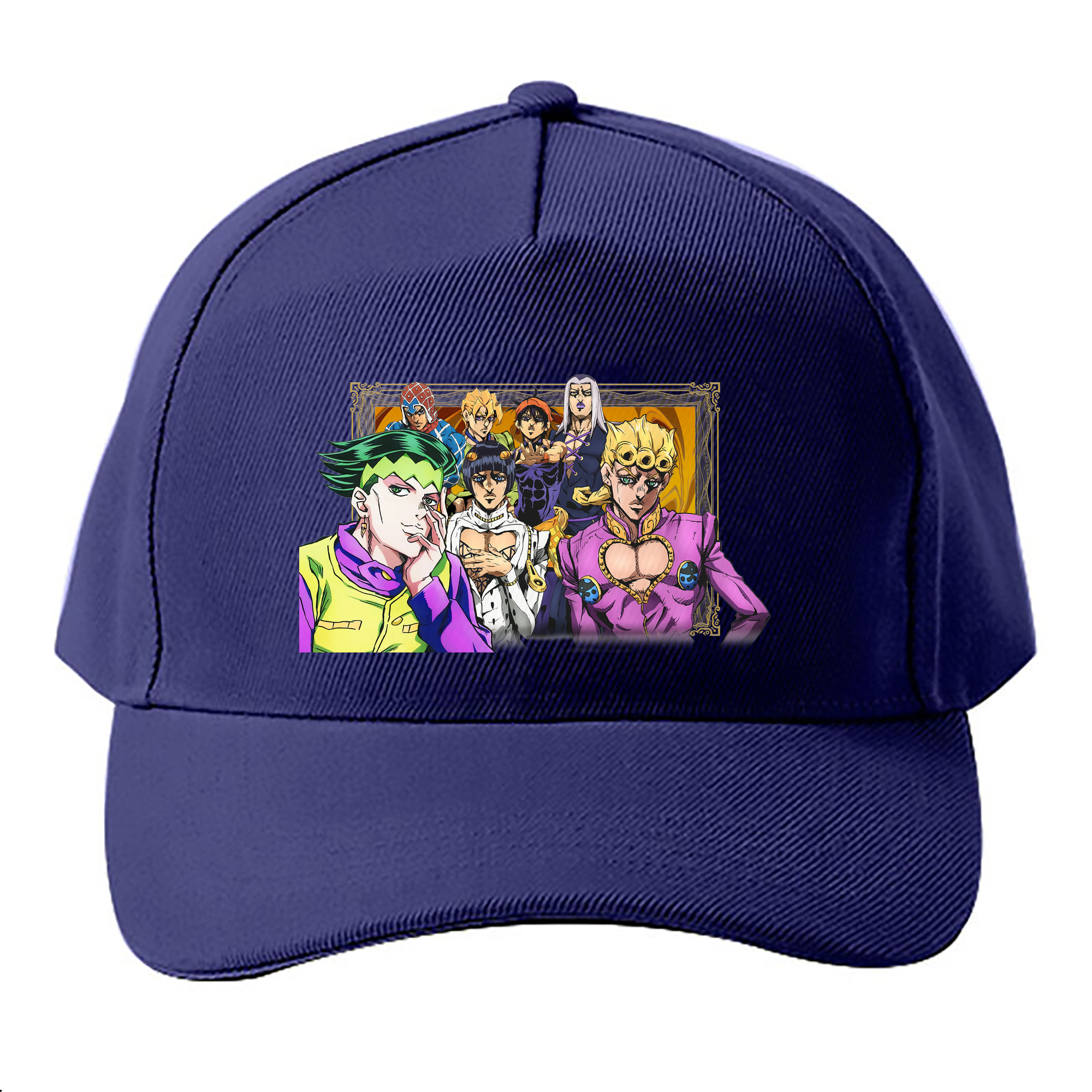 （画像用） ジョジョの奇妙な冒険 ジョルノ?ジョバァーナ JoJo's Bizarre Adventure Giorno Giovanna ベースボールキャップ 綿100％ 男女兼用 帽子 スポーツ