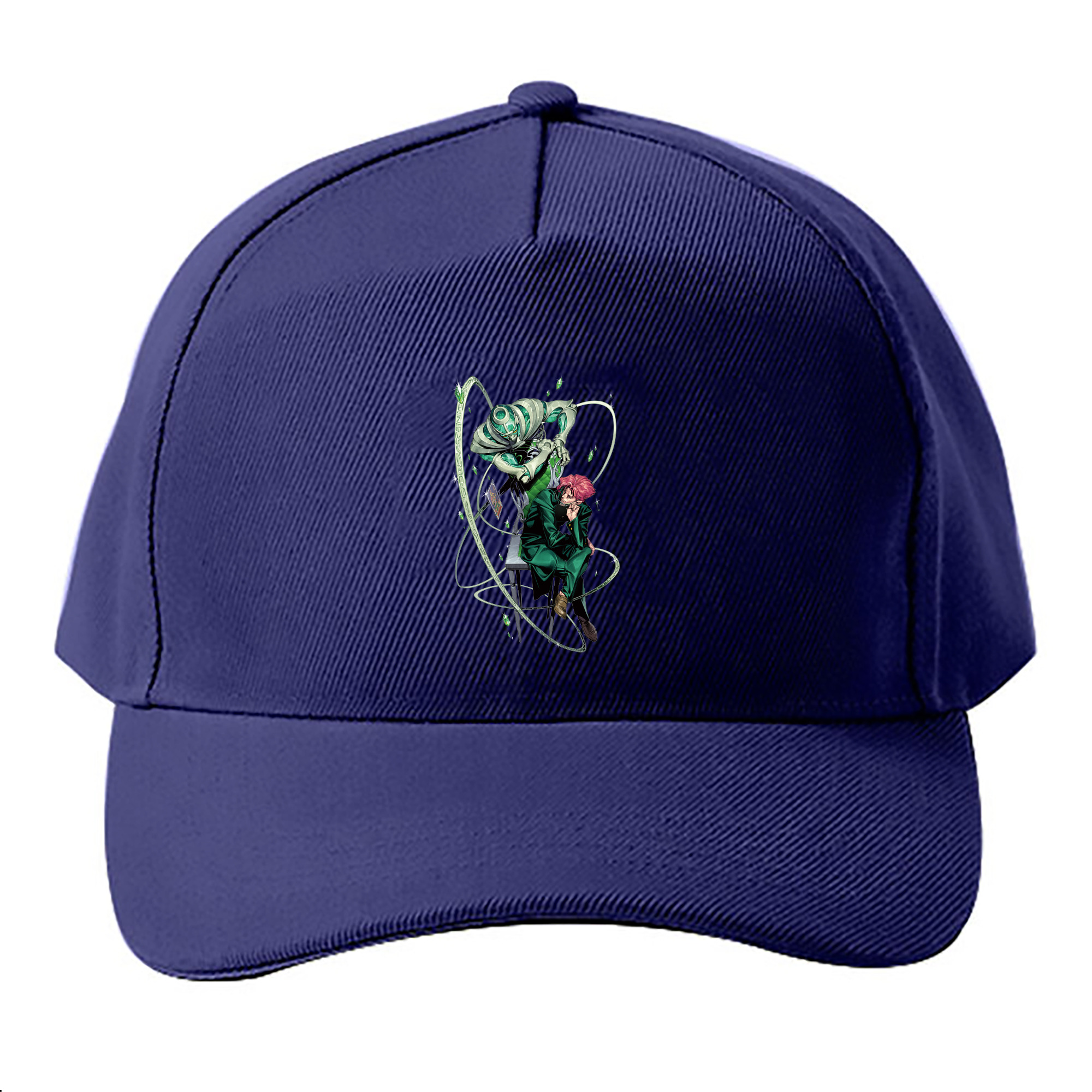 （画像用） ジョジョの奇妙な冒険 花京院 典明（かきょういん のりあき） JoJo's Bizarre Adventure Kakyoin Noriaki ベースボールキャップ 綿100％ 男女兼用 帽子 スポーツ