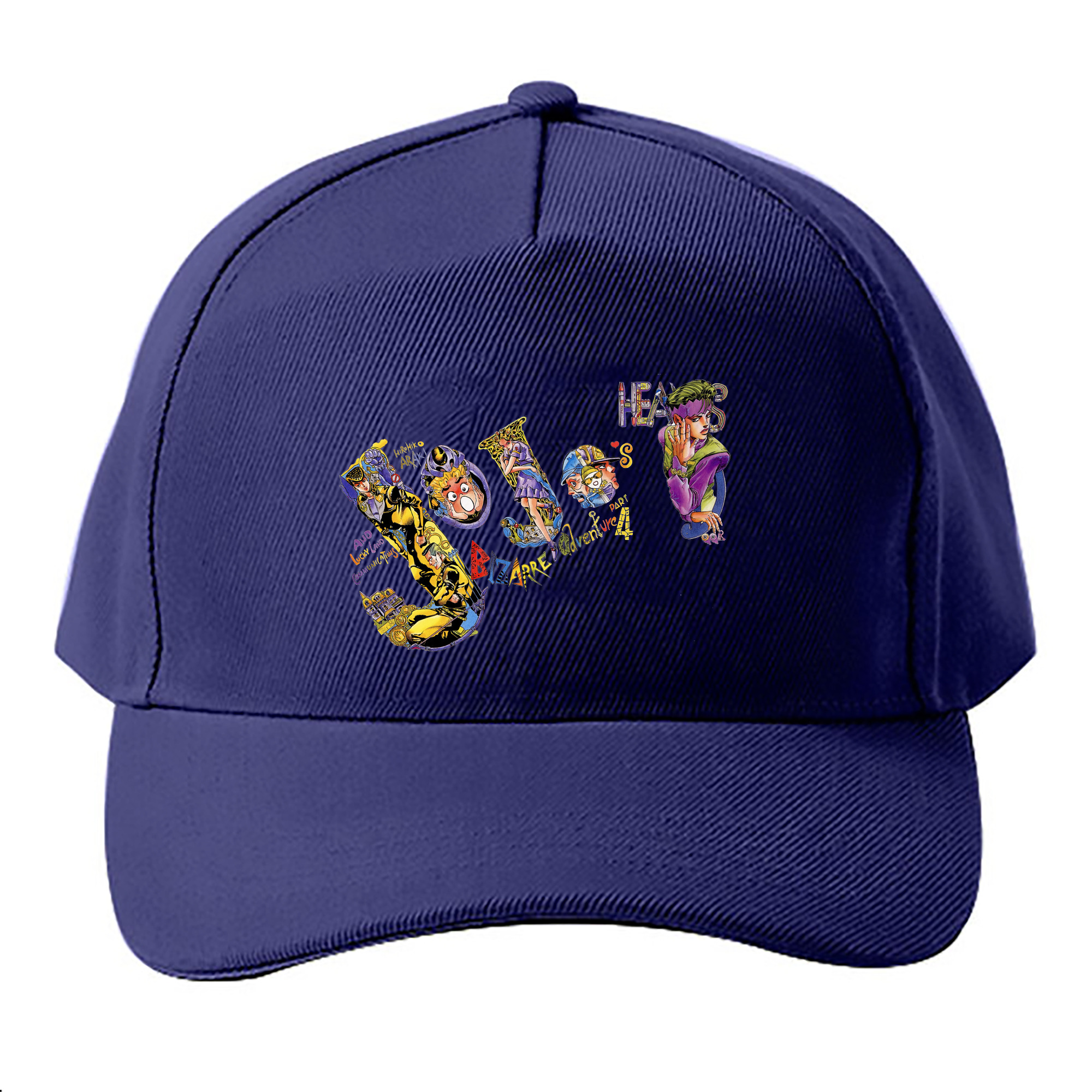 （画像用） ジョジョの奇妙な冒険 JoJo's Bizarre Adventure ベースボールキャップ 綿100％ 男女兼用 帽子 スポーツ