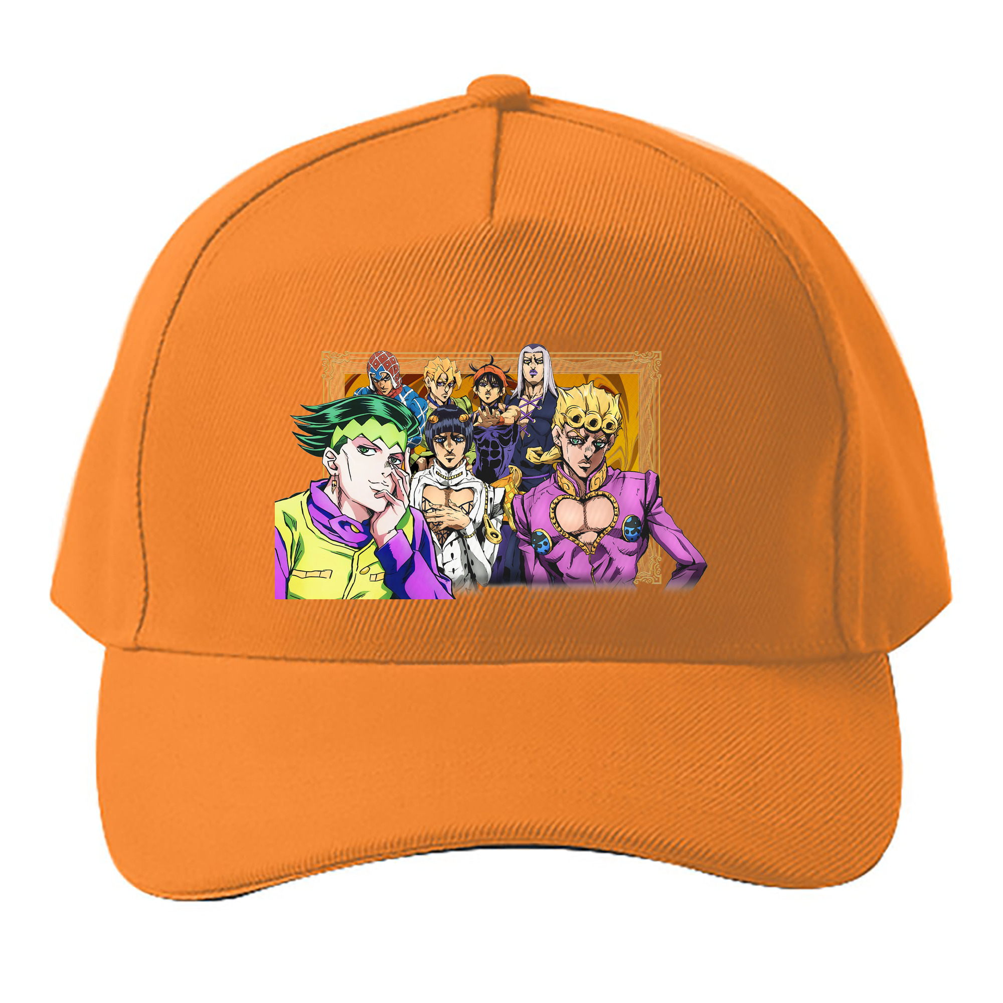 （画像用） ジョジョの奇妙な冒険 ジョルノ?ジョバァーナ JoJo's Bizarre Adventure Giorno Giovanna ベースボールキャップ 綿100％ 男女兼用 帽子 スポーツ