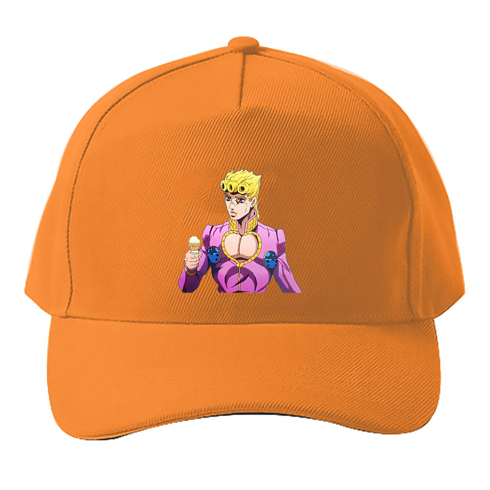 （画像用） ジョジョの奇妙な冒険 ジョルノ?ジョバァーナ JoJo's Bizarre Adventure Giorno Giovanna ベースボールキャップ 綿100％ 男女兼用 帽子 スポーツ