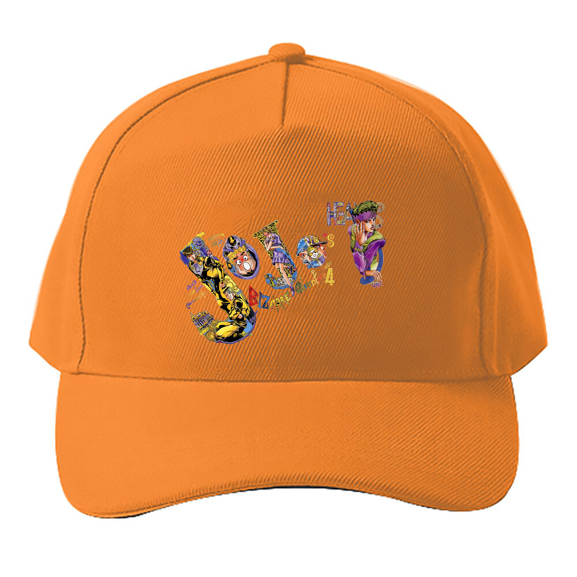 （画像用） ジョジョの奇妙な冒険 JoJo's Bizarre Adventure ベースボールキャップ 綿100％ 男女兼用 帽子 スポーツ
