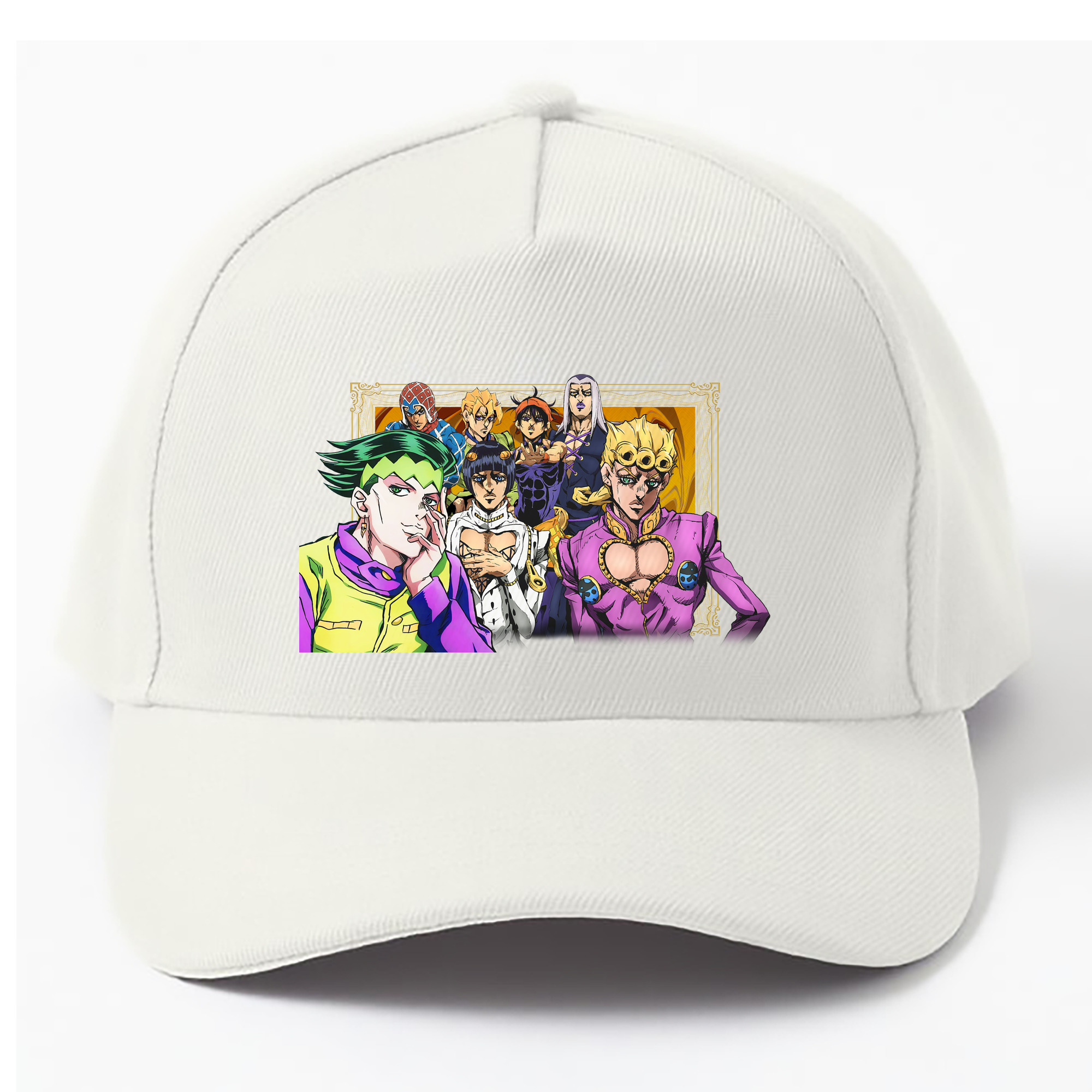 （画像用） ジョジョの奇妙な冒険 ジョルノ?ジョバァーナ JoJo's Bizarre Adventure Giorno Giovanna ベースボールキャップ 綿100％ 男女兼用 帽子 スポーツ
