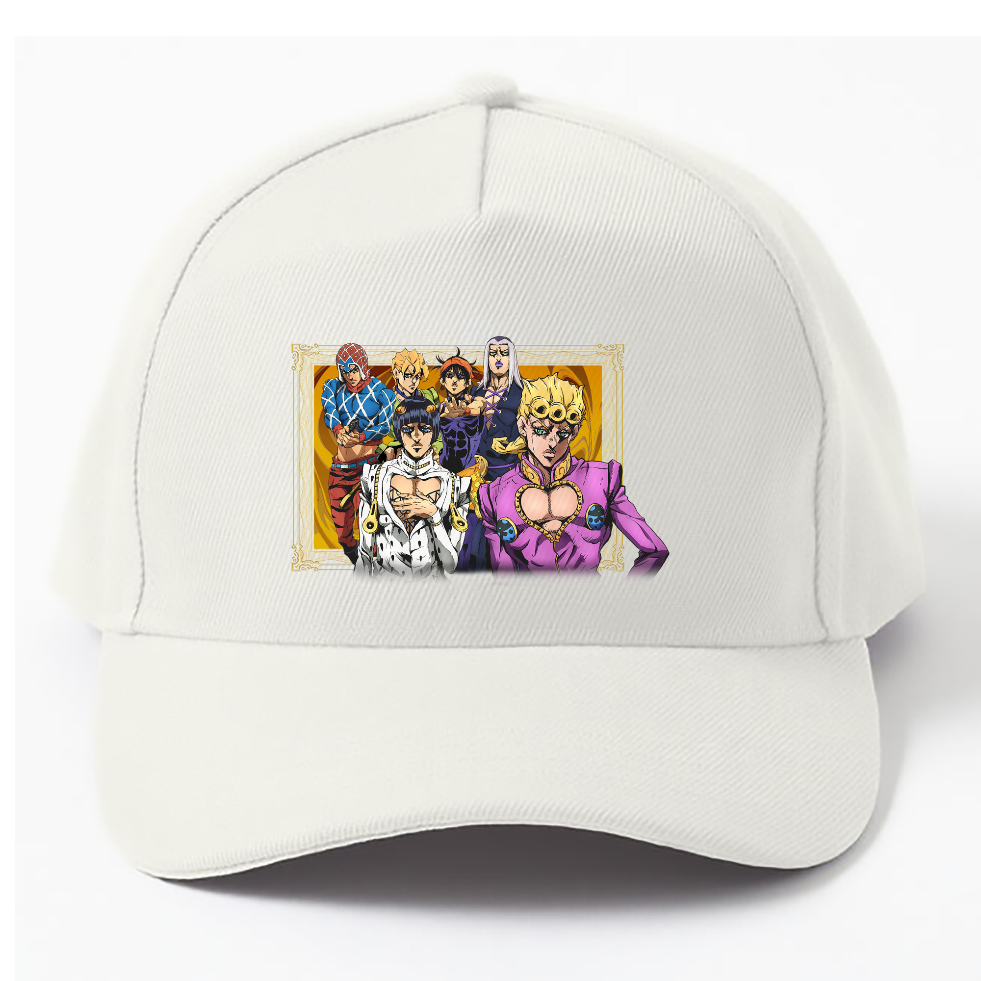 （画像用） ジョジョの奇妙な冒険 ジョルノ?ジョバァーナ JoJo's Bizarre Adventure Giorno Giovanna ベースボールキャップ 綿100％ 男女兼用 帽子 スポーツ